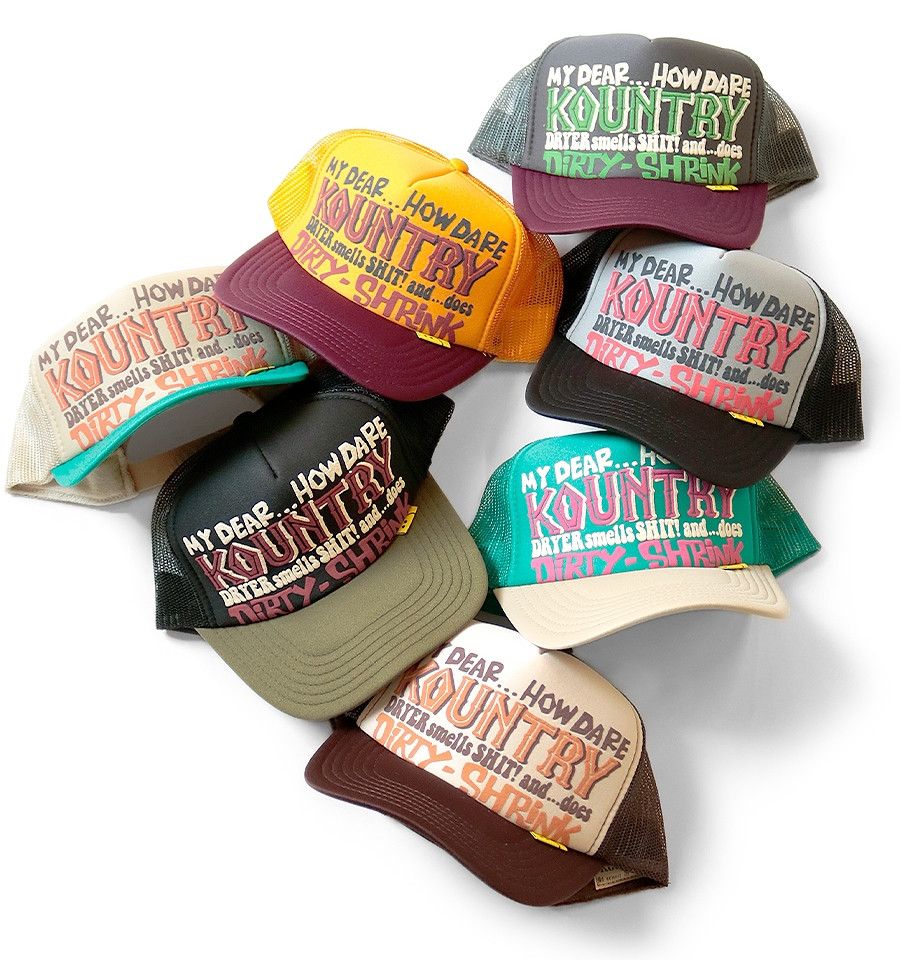 Kapital kapital kountry Dirty Shrink truck cap hat trucker charcoal Size ONE SIZE - 12 Thumbnail