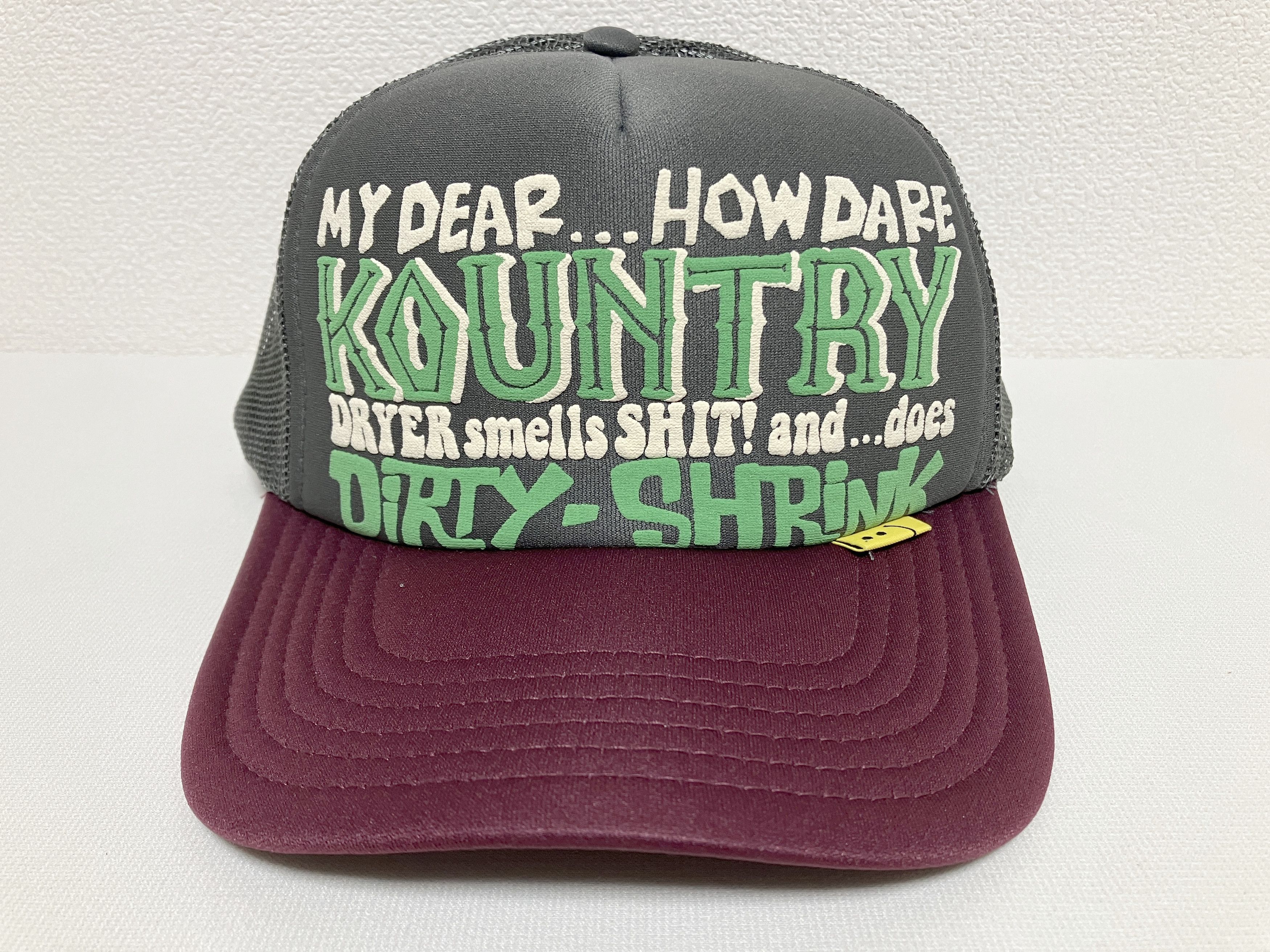 Kapital kapital kountry Dirty Shrink truck cap hat trucker charcoal Size ONE SIZE - 2 Thumbnail