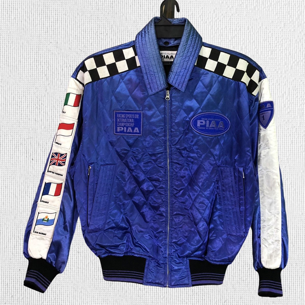 Vintage Vintage PIAA Racing Bomber Jacket Size US M / EU 48-50 / 2 - 1 Thumbnail