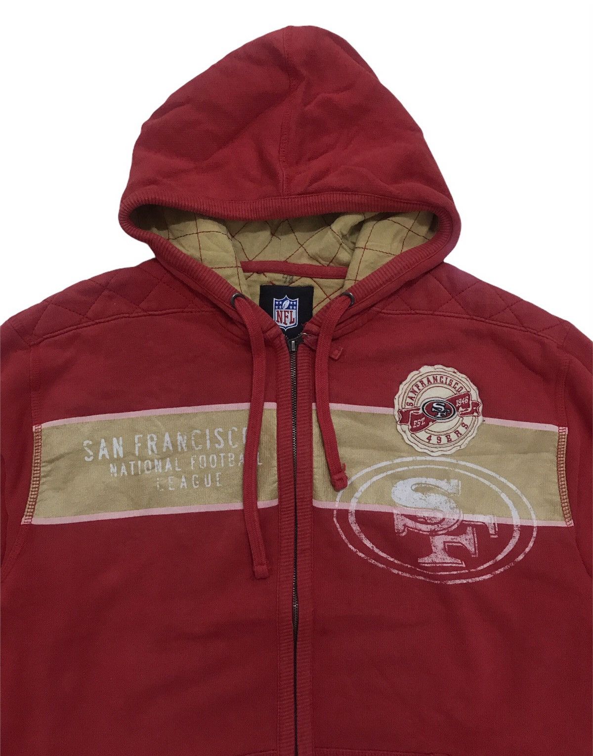 NFL × Vintage Vintage San Francisco 49ers NFL Hoodie American Football Size US L / EU 52-54 / 3 - 3 Thumbnail