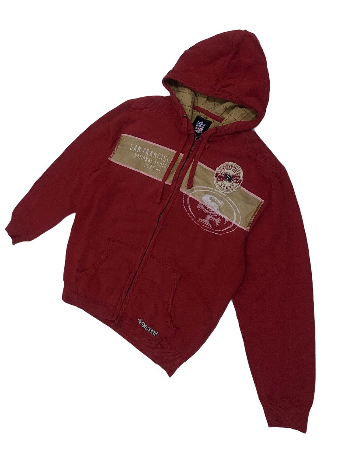 NFL × Vintage Vintage San Francisco 49ers NFL Hoodie American Football Size US L / EU 52-54 / 3 - 2 Thumbnail