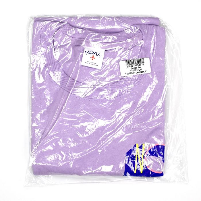 Noah Lavender Decade Logo T-Shirt DS Size US L / EU 52-54 / 3 - 2 Preview