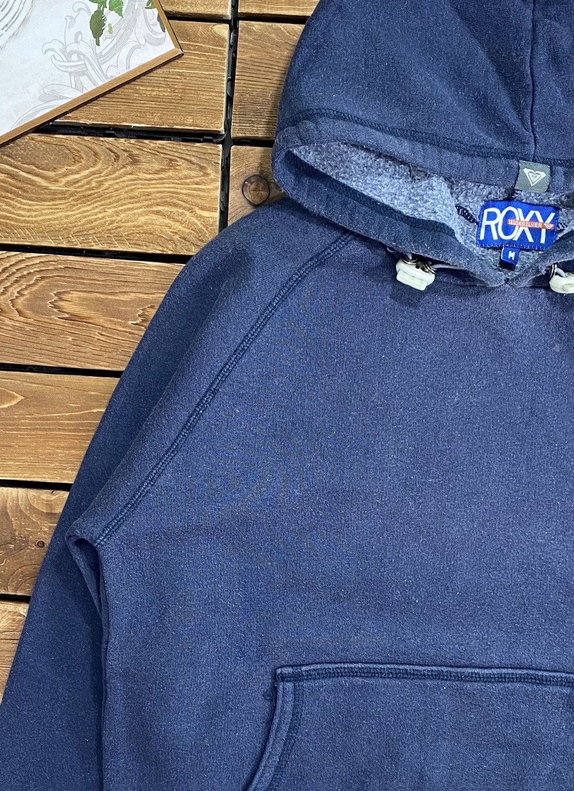 Quiksilver × Vintage Vintage 90s Roxy Quiksilver With Hoodie Size M Size M / US 6-8 / IT 42-44 - 6 Thumbnail
