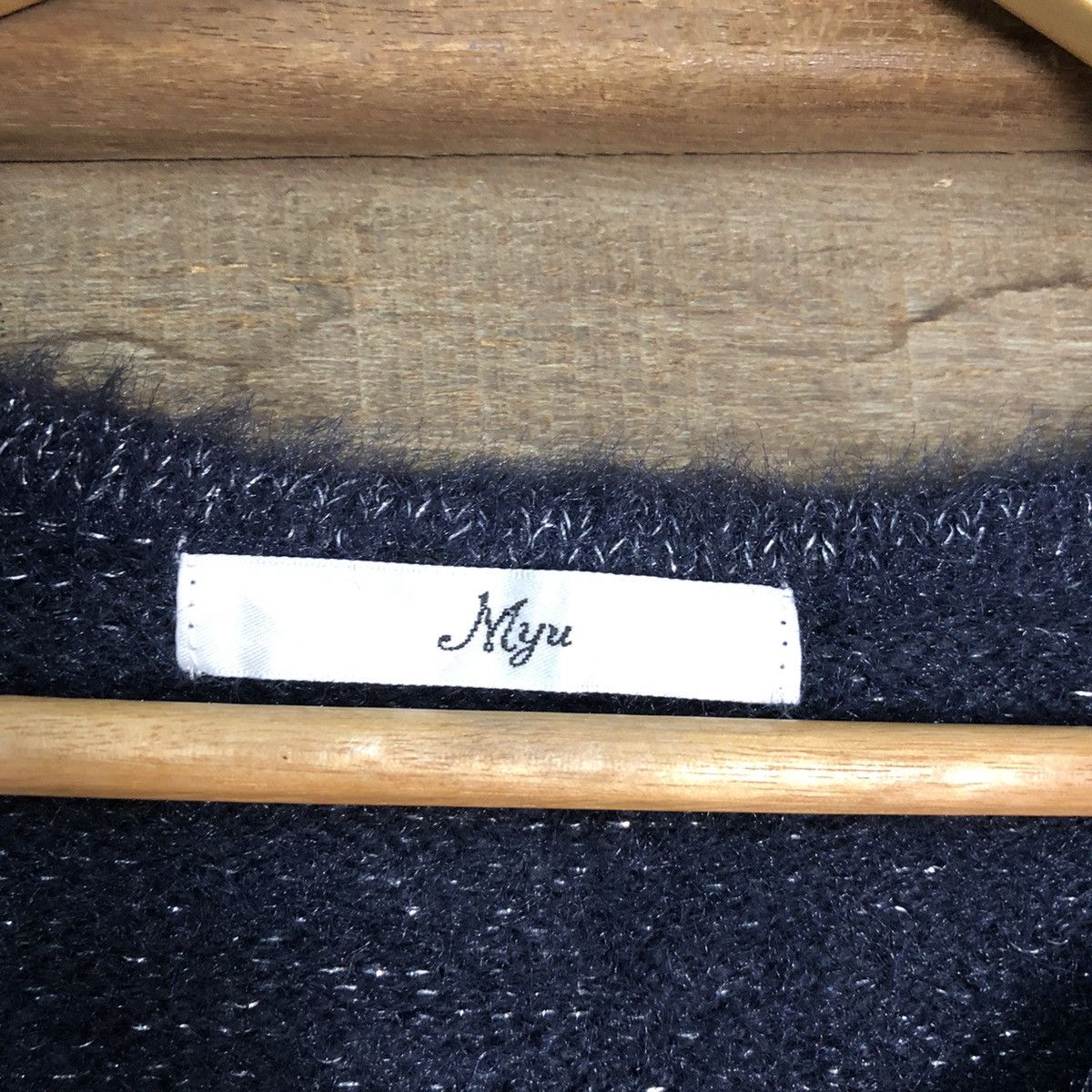 Vintage MYU D.Blue Shag Shaggy Fur Mohair Knitwear #6969 Size US M / EU 48-50 / 2 - 8 Thumbnail