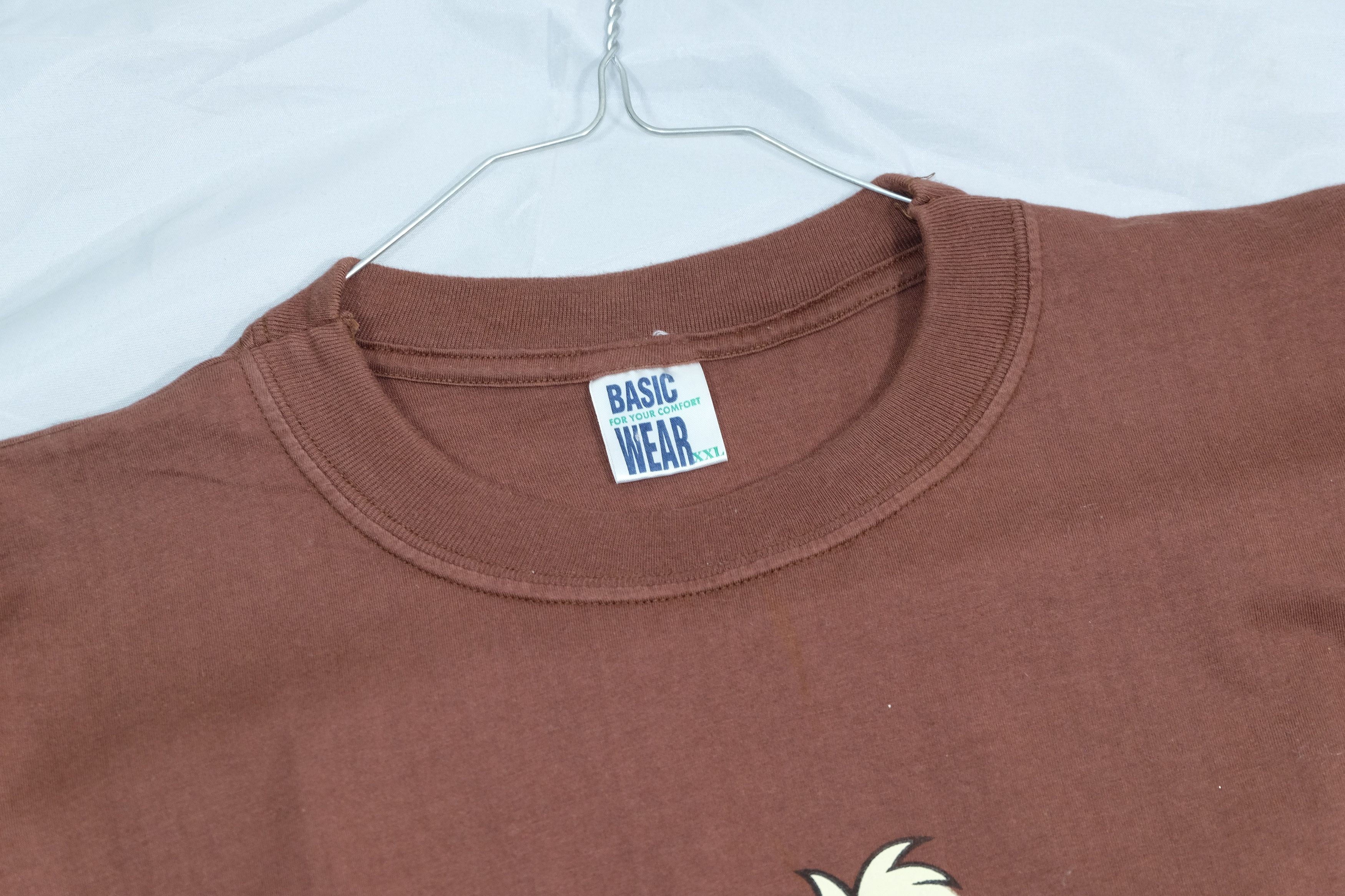 Vintage × Warner Bros 1998 Wile E. Coyote & Road Runner Brown T-shirt Size US XXL / EU 58 / 5 - 4 Thumbnail