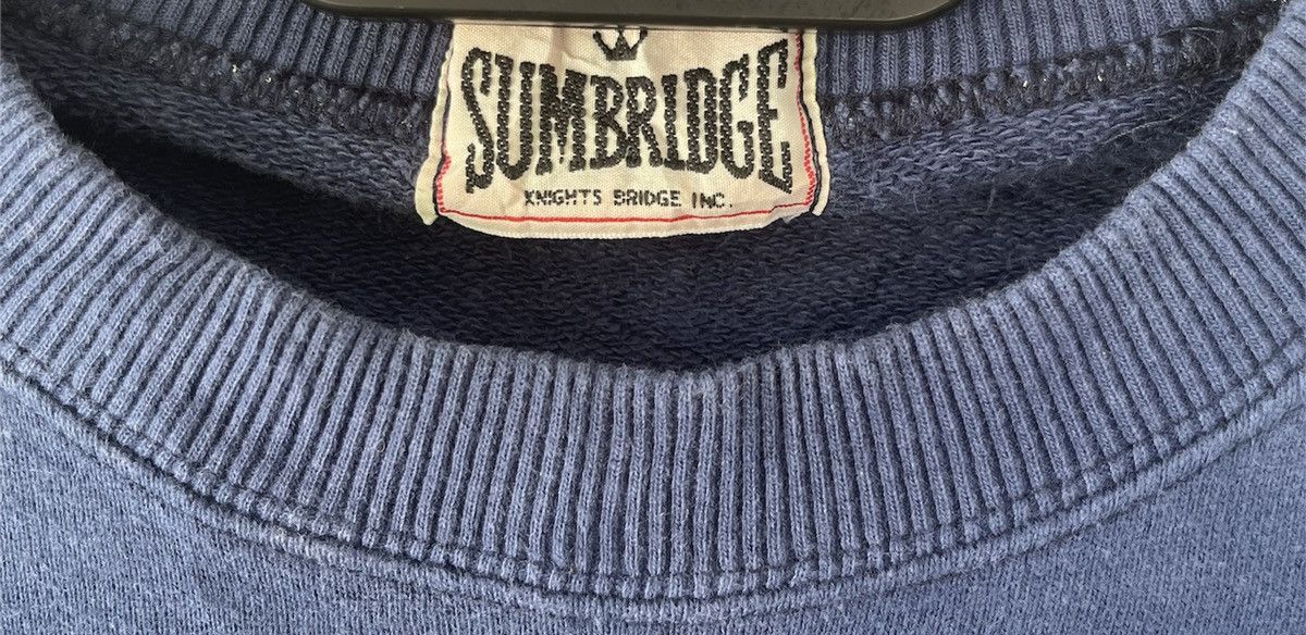 Japanese Brand SUMBRIDGE SWEATSHIRT BIG LOGO Size US M / EU 48-50 / 2 - 3 Thumbnail