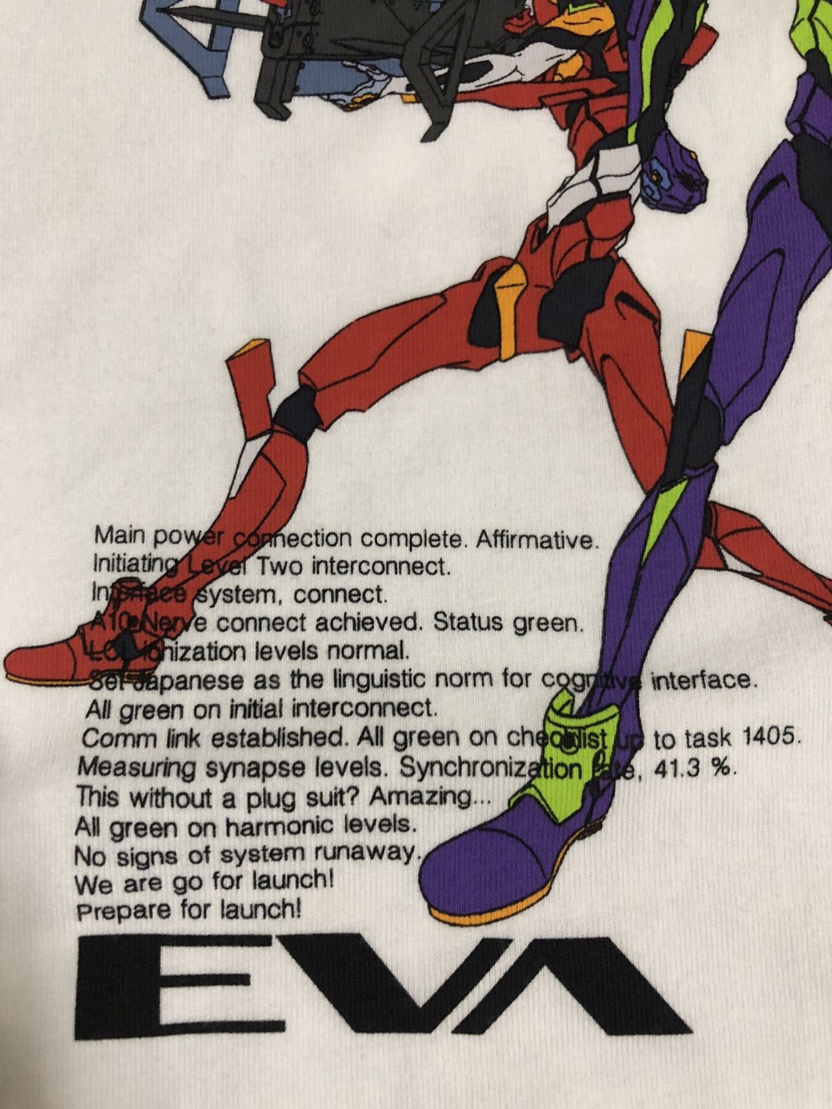 Anime × Japanese Brand Evangelion Project Eva T-Shirts Size US L / EU 52-54 / 3 - 4 Thumbnail