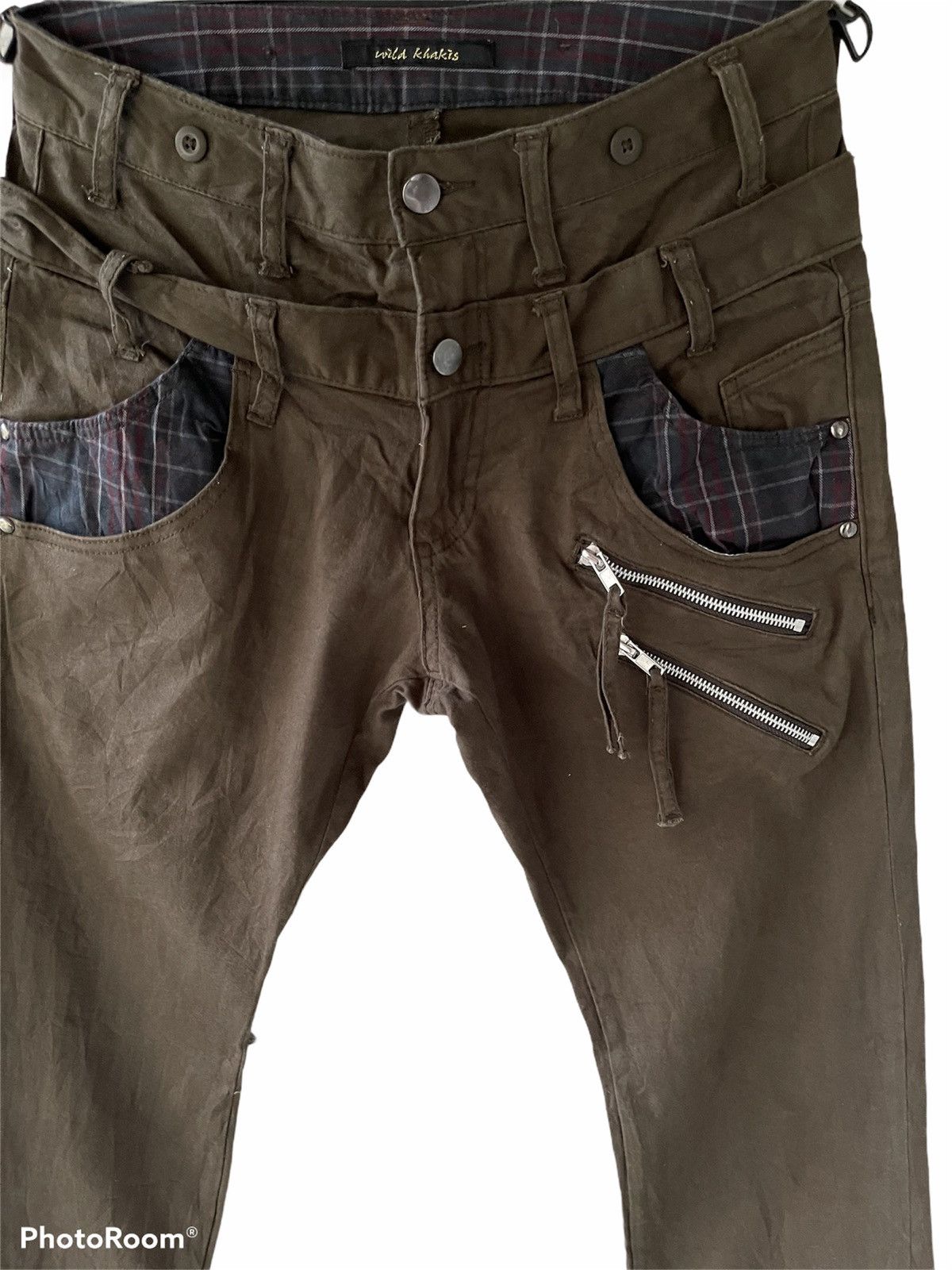 Japanese Brand WILD KHAKIS BROWN SIZE 30 CASUAL PANT Size US 30 / EU 46 - 4 Thumbnail