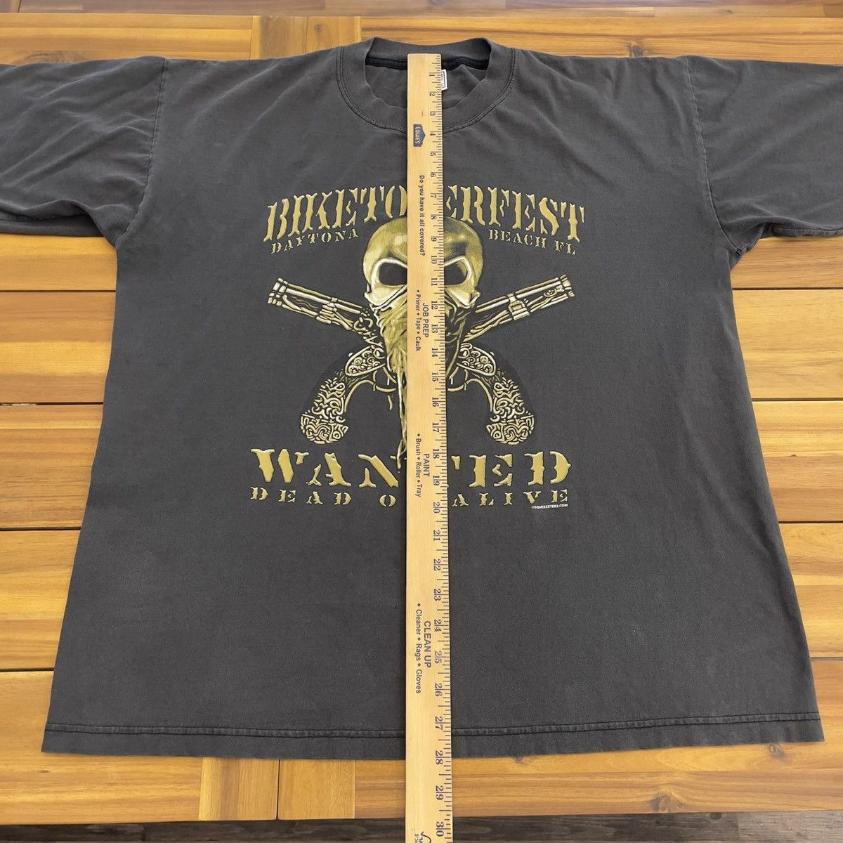 Other × Vintage Vintage 2000s Y2K Biketoberfest Florida Wanted Skull Shirt Size US XL / EU 56 / 4 - 6 Thumbnail