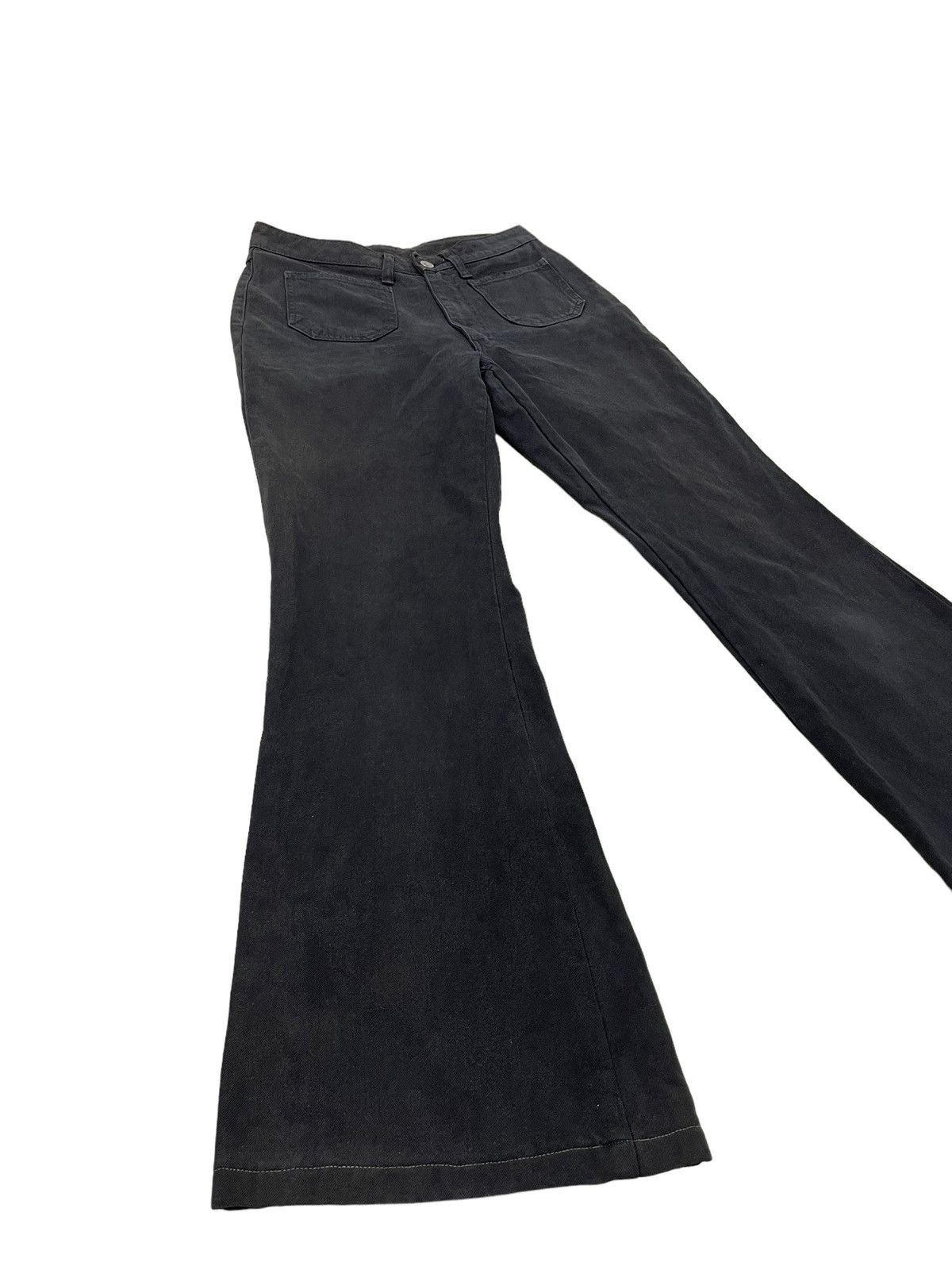image of Hype Flare Jeans VTG Bs Colection Denim Bell Bottom 50 in Faded Black, Men's (Size 28)
