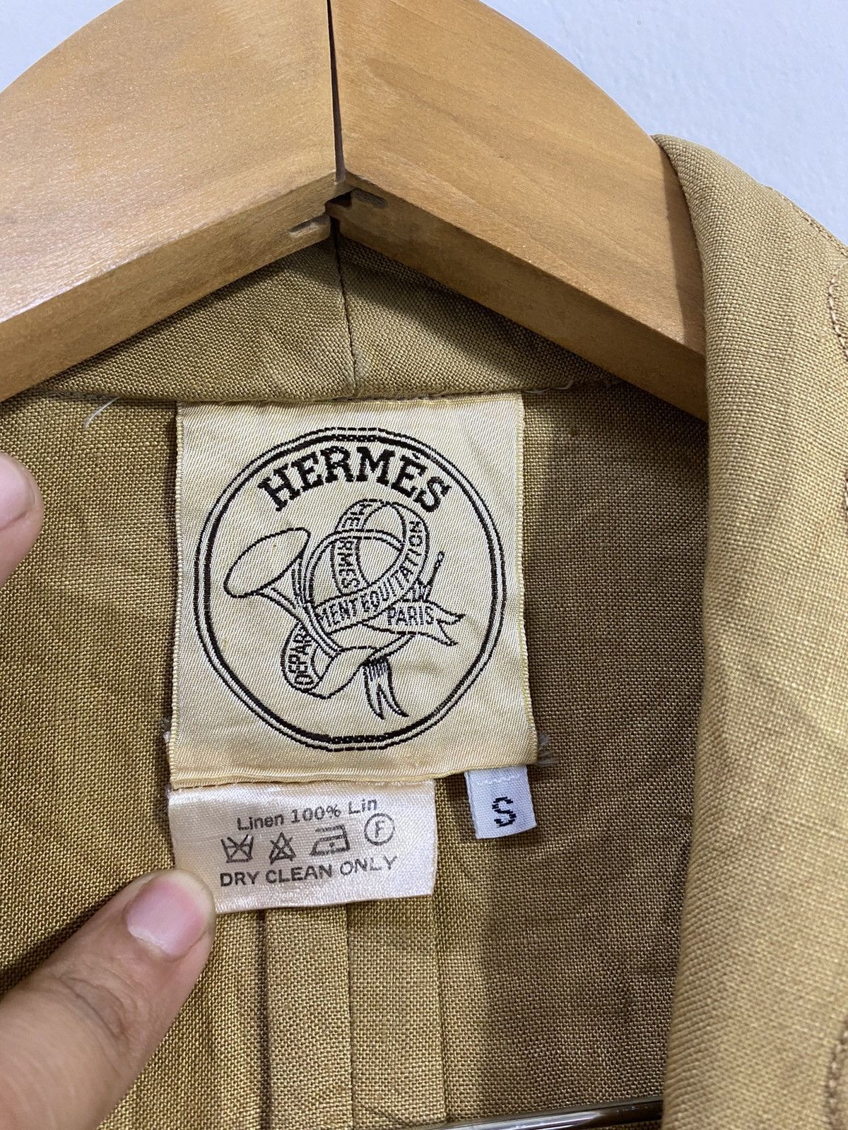 Hermes Hermes Paris Linen Jacket Nice Design Size US S / EU 44-46 / 1 - 3 Thumbnail