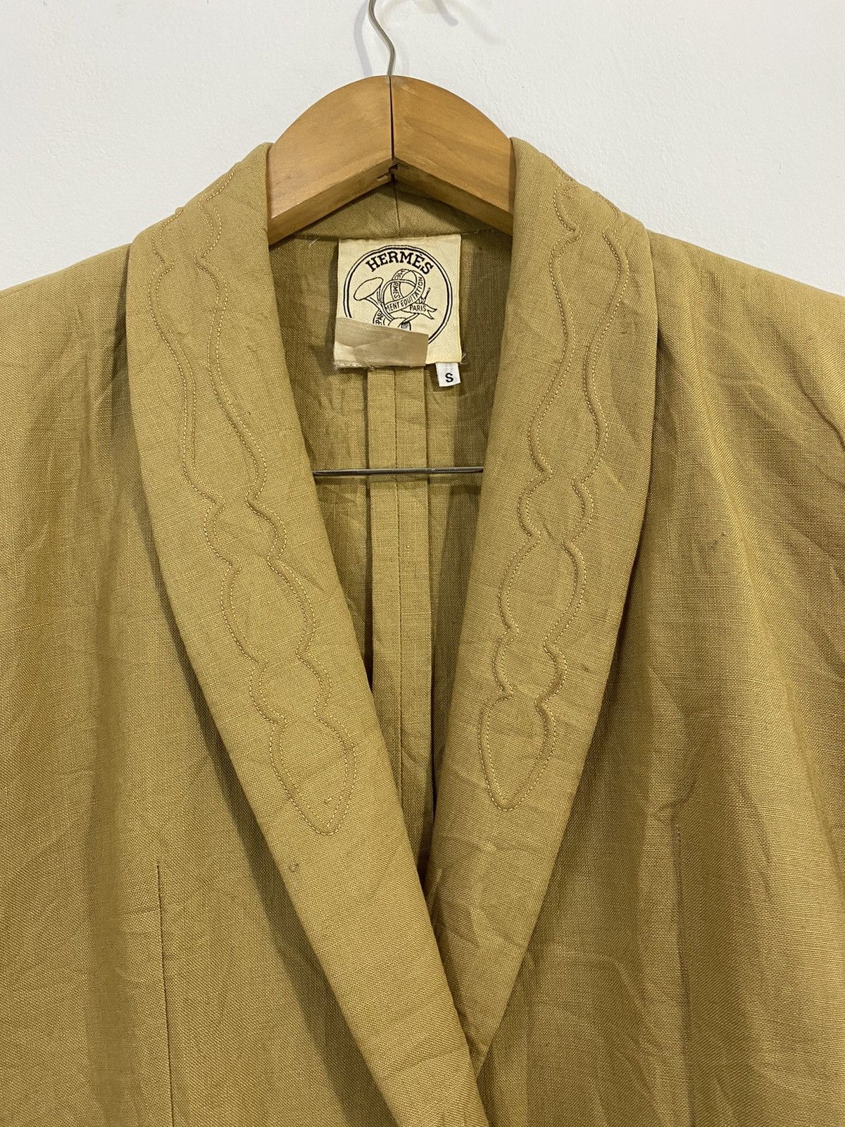 Hermes Hermes Paris Linen Jacket Nice Design Size US S / EU 44-46 / 1 - 4 Thumbnail