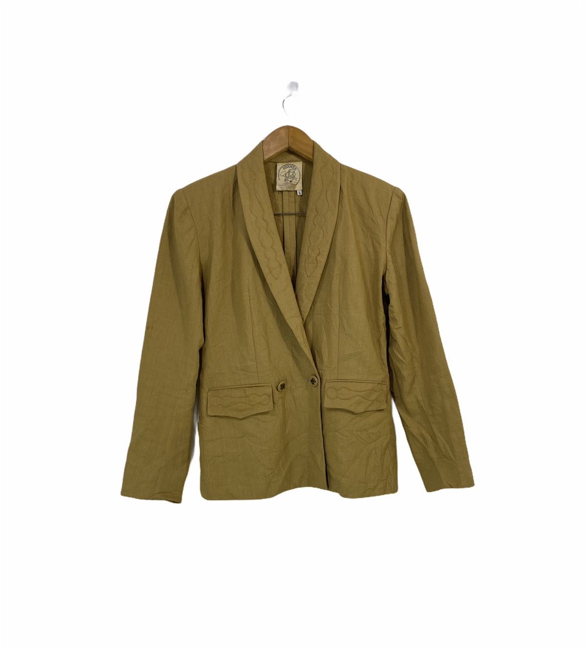 Hermes Hermes Paris Linen Jacket Nice Design Size US S / EU 44-46 / 1 - 1 Thumbnail