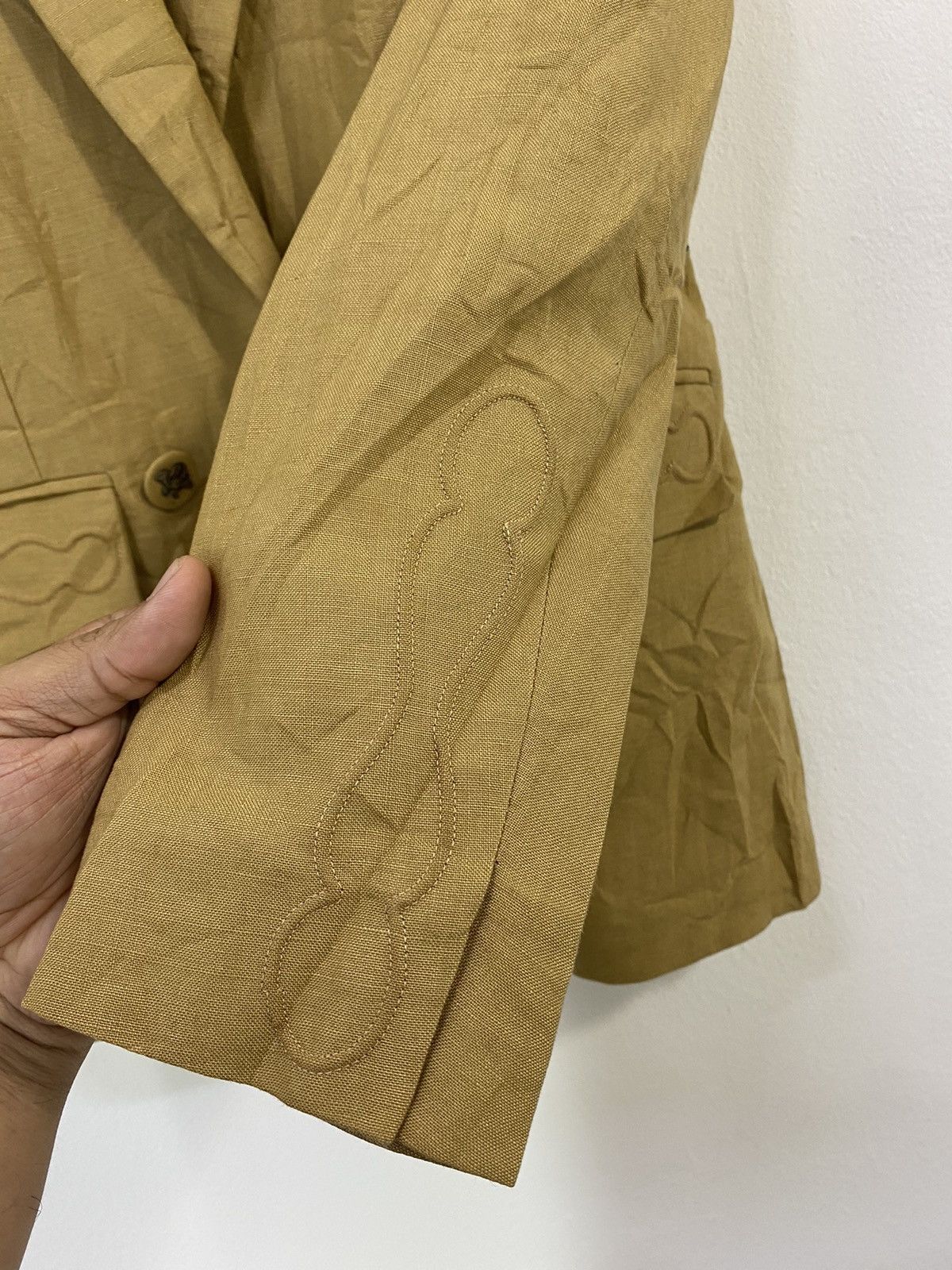 Hermes Hermes Paris Linen Jacket Nice Design Size US S / EU 44-46 / 1 - 6 Thumbnail