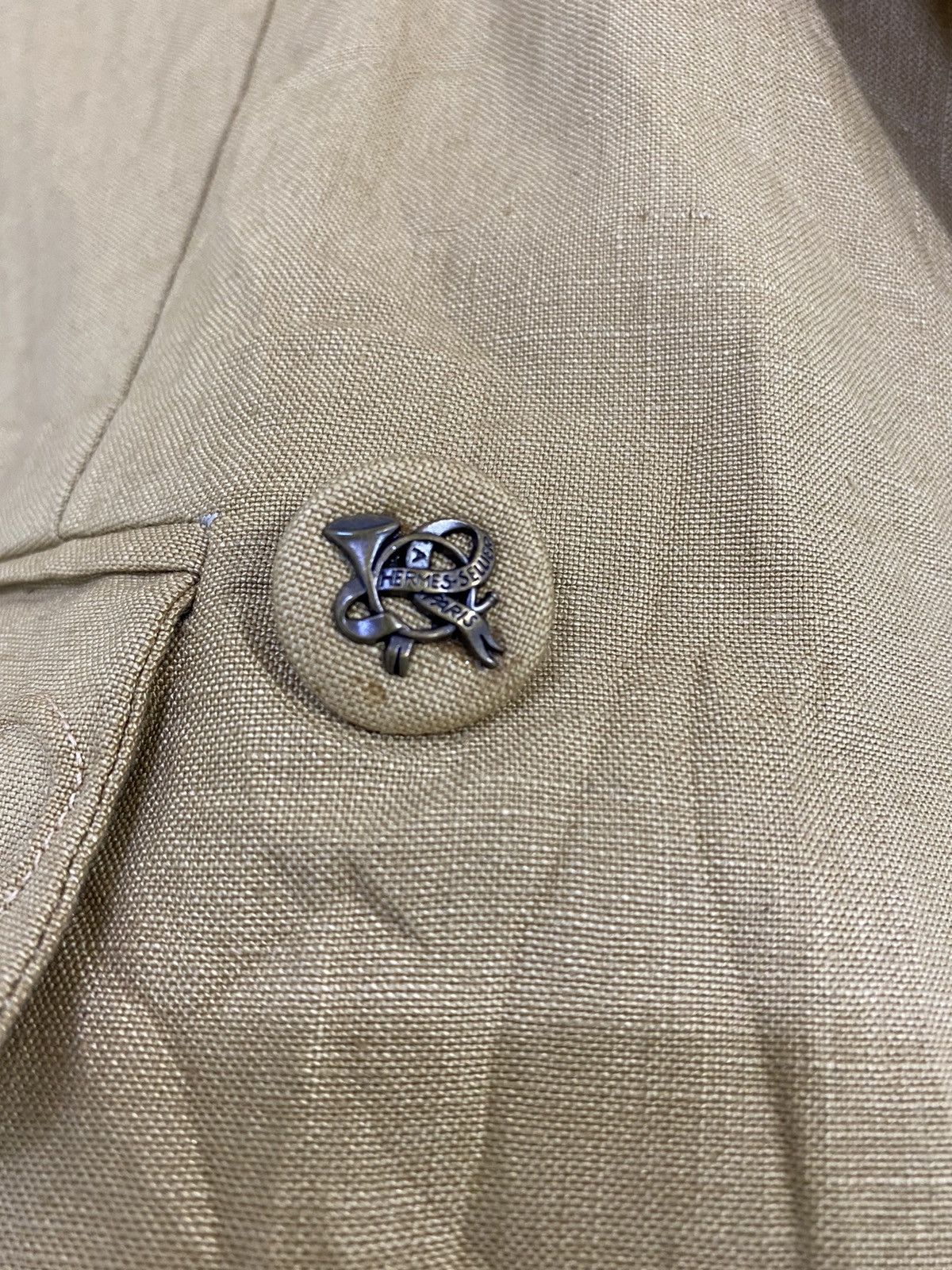 Hermes Hermes Paris Linen Jacket Nice Design Size US S / EU 44-46 / 1 - 5 Thumbnail