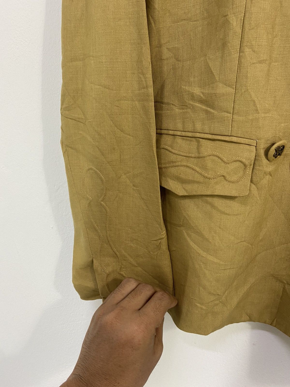 Hermes Hermes Paris Linen Jacket Nice Design Size US S / EU 44-46 / 1 - 7 Thumbnail