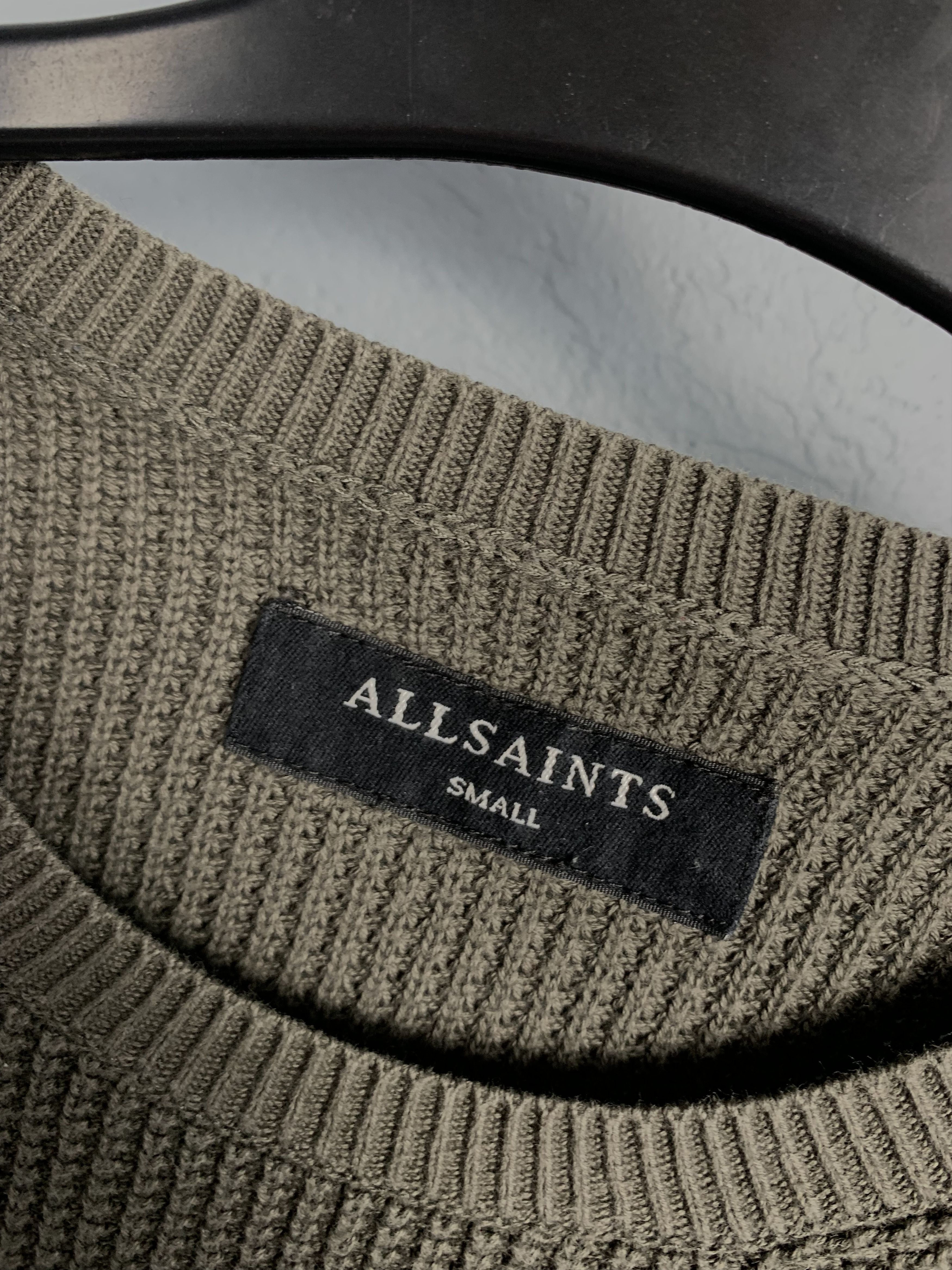 Allsaints Allsaints Mens Trias Crew Neck Knit Sweater Size US S / EU 44-46 / 1 - 3 Thumbnail
