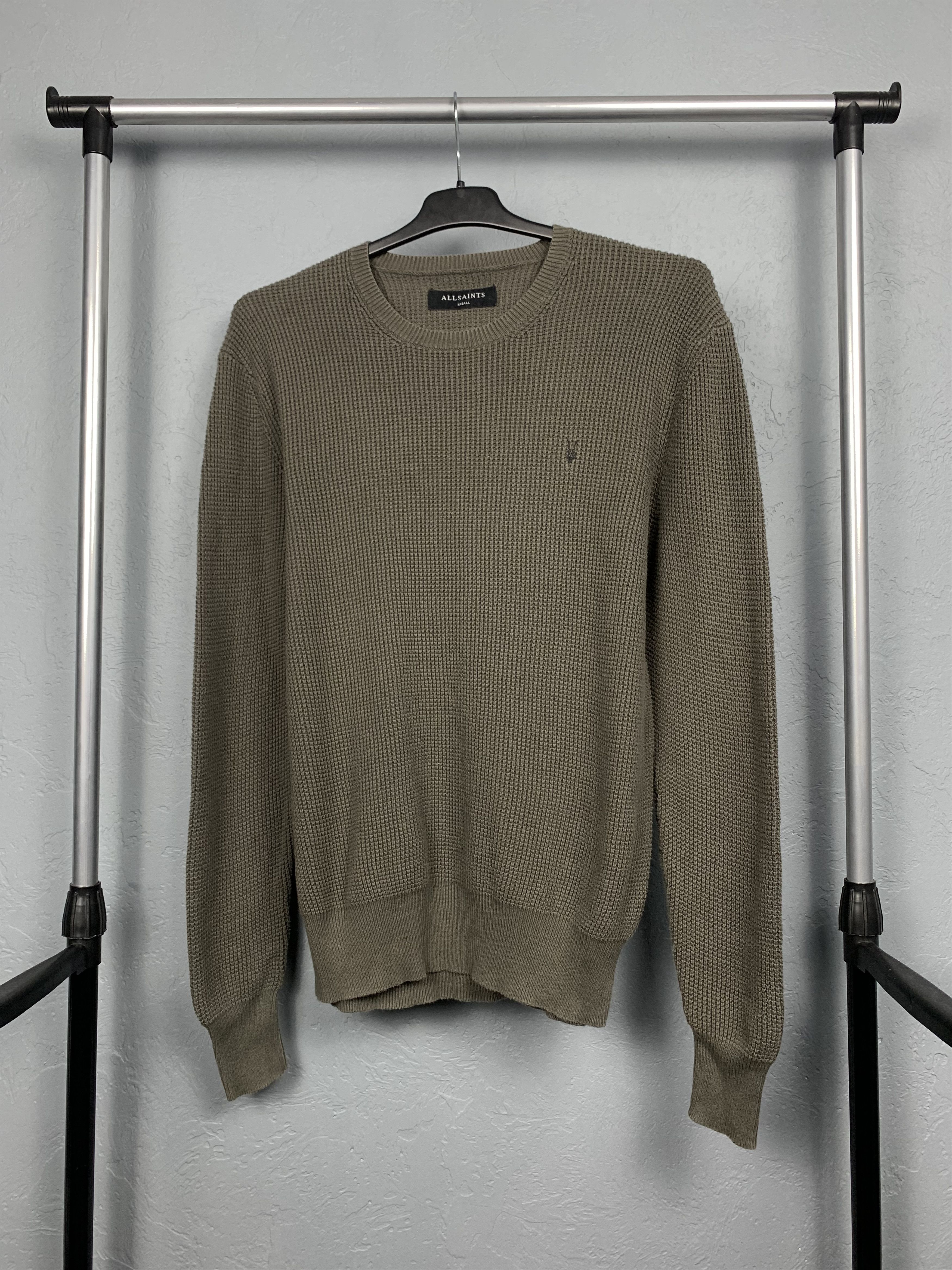 Allsaints Allsaints Mens Trias Crew Neck Knit Sweater Size US S / EU 44-46 / 1 - 1 Thumbnail