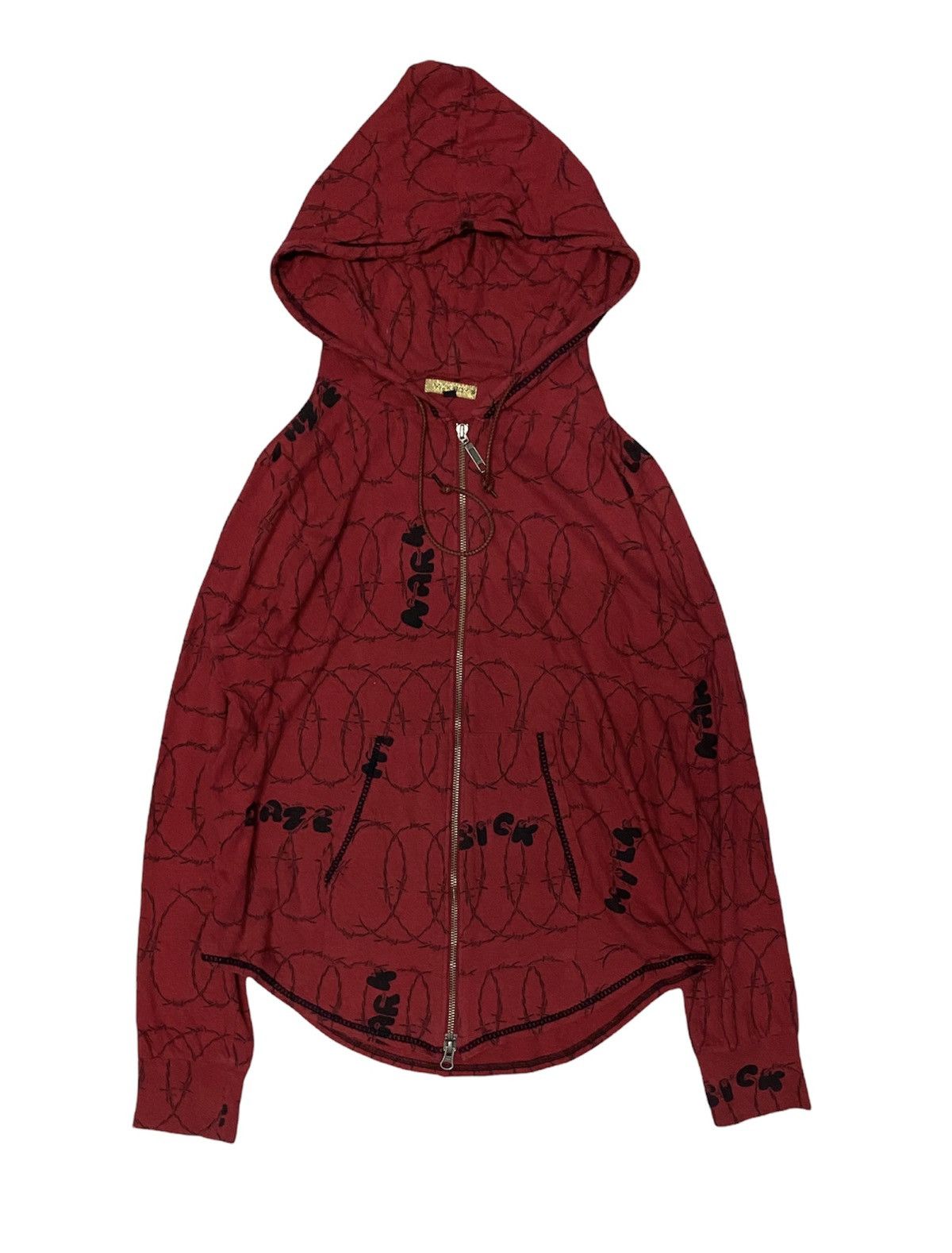 Japanese Brand Vtg MILKBOY barbed wire Daze Sick Light hoodie Size US M / EU 48-50 / 2 - 3 Thumbnail