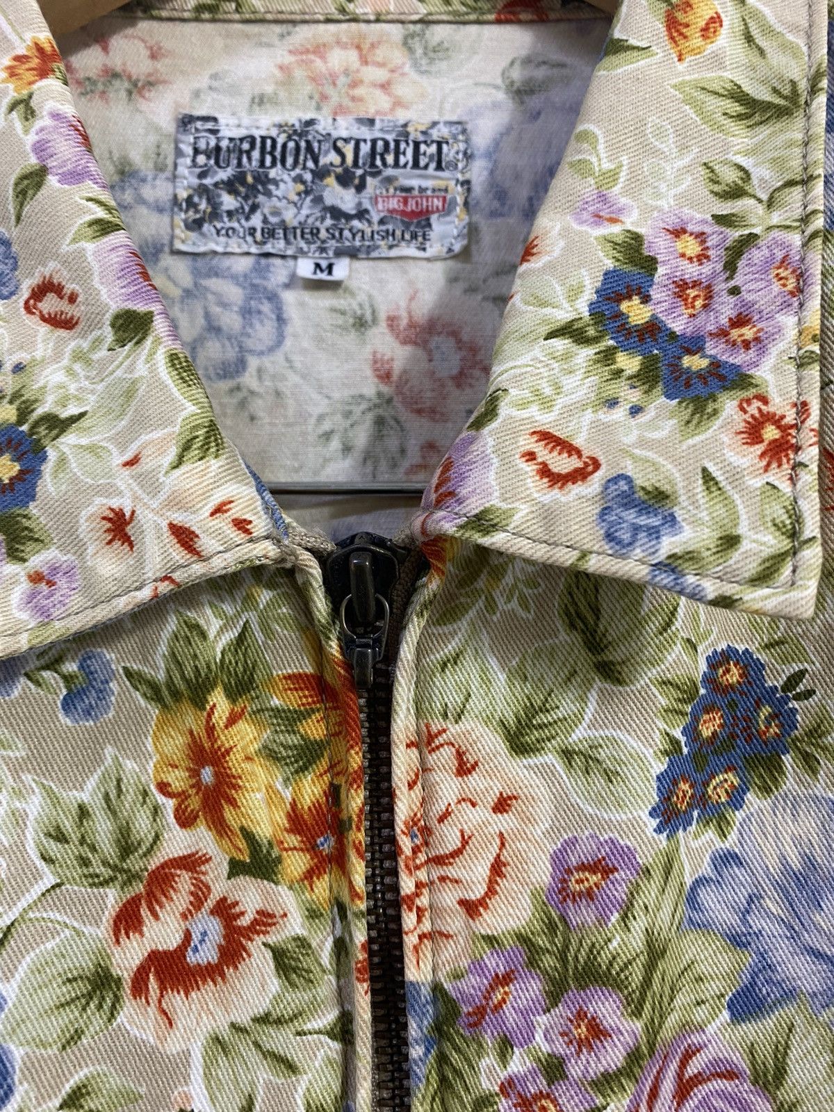 Big John × Vintage Vintage Big John Floral Bomber Jacket Stlye Nice Design Size US M / EU 48-50 / 2 - 6 Thumbnail