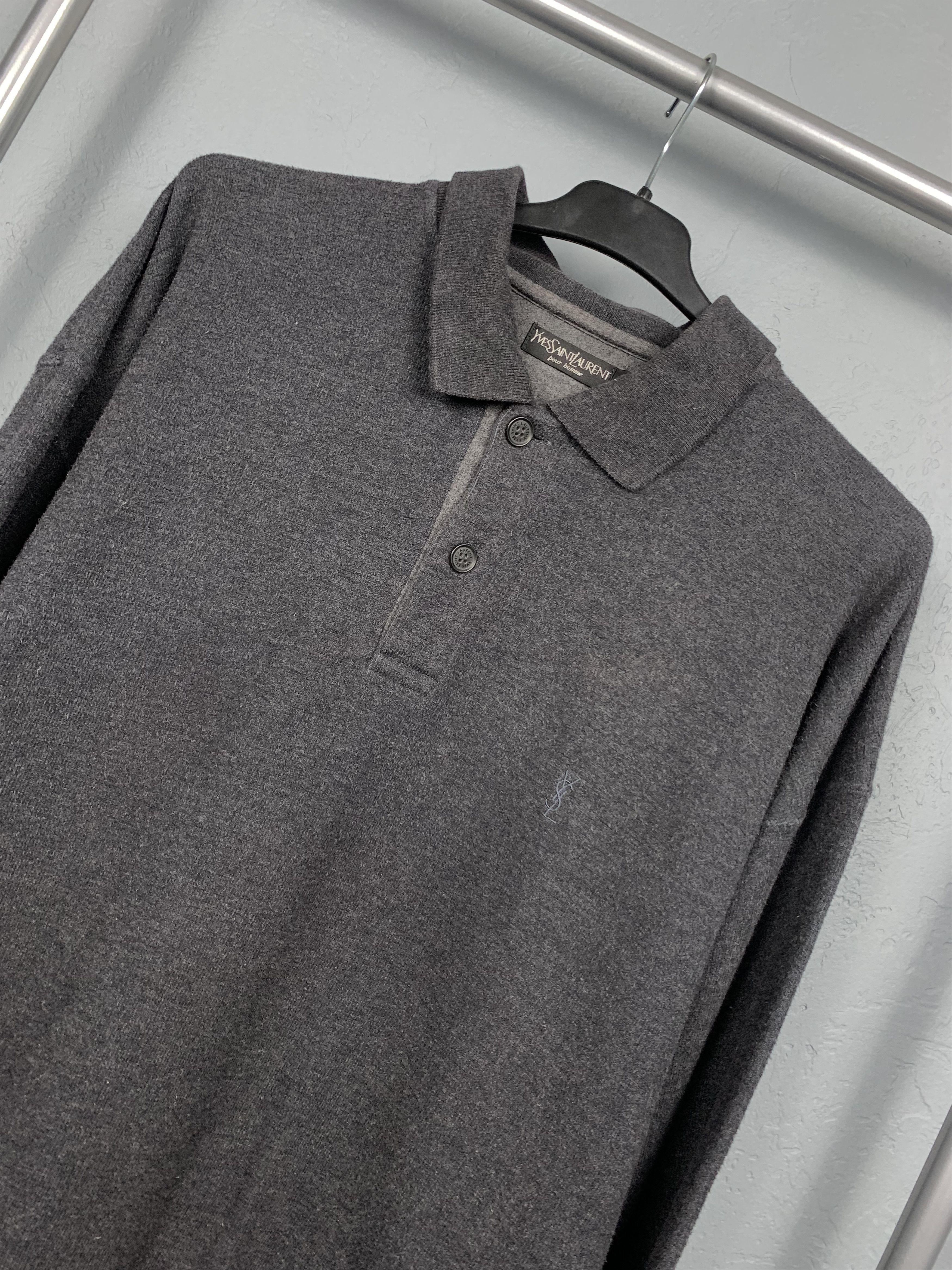 Yves Saint Laurent Yves Saint Laurent 90s Vintage YSL Mens Sweater Size US XL / EU 56 / 4 - 2 Thumbnail