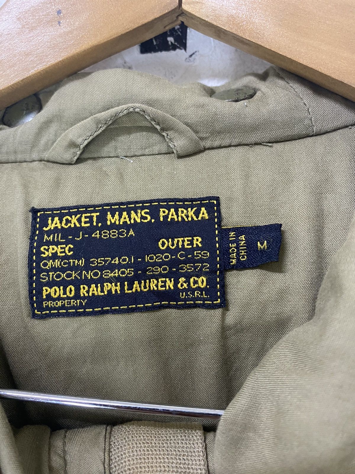Polo Ralph Lauren Polo Ralph Lauren Padded Parka U.S.R.L American Flag Patch Size US M / EU 48-50 / 2 - 3 Thumbnail