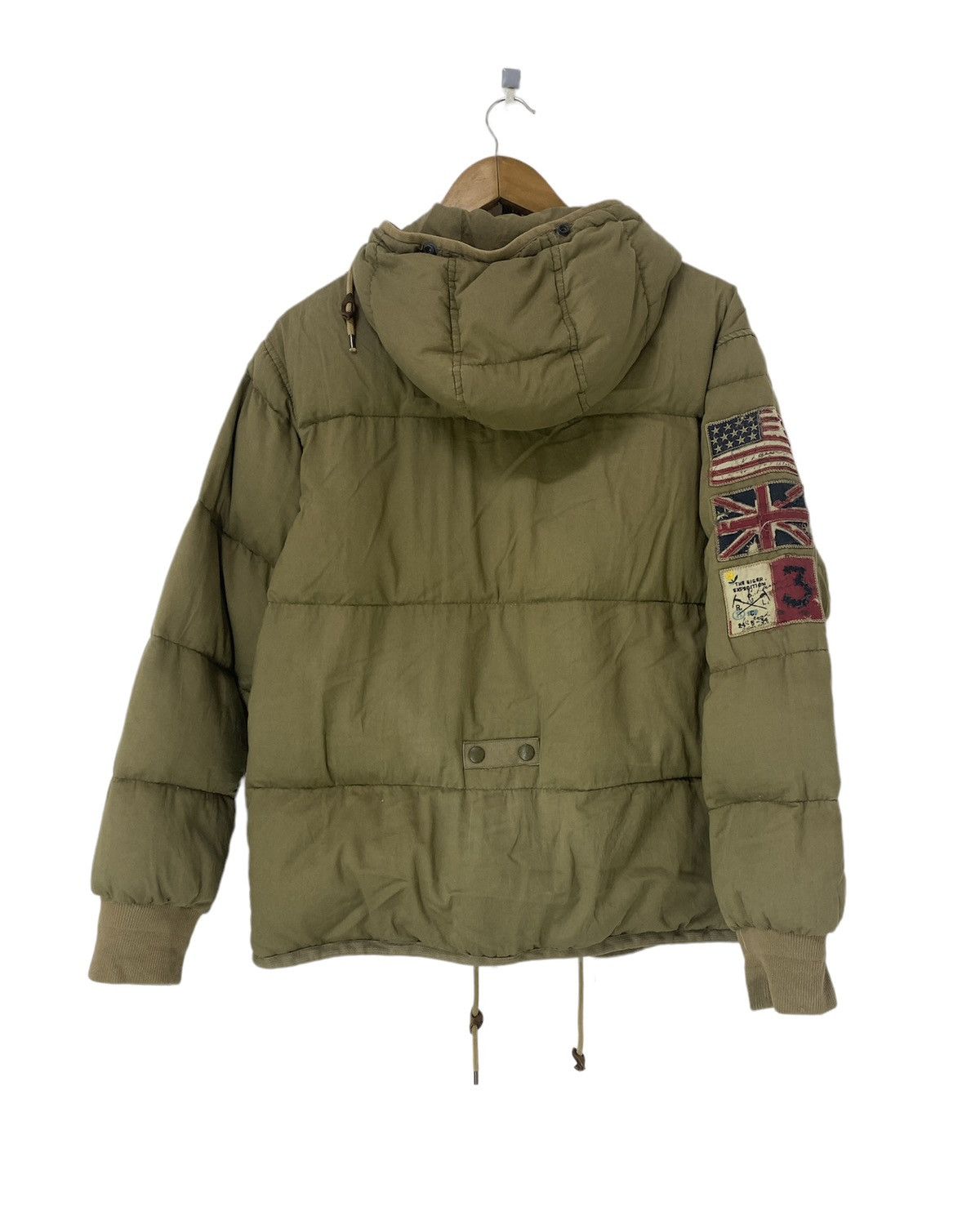 Polo Ralph Lauren Polo Ralph Lauren Padded Parka U.S.R.L American Flag Patch Size US M / EU 48-50 / 2 - 2 Thumbnail
