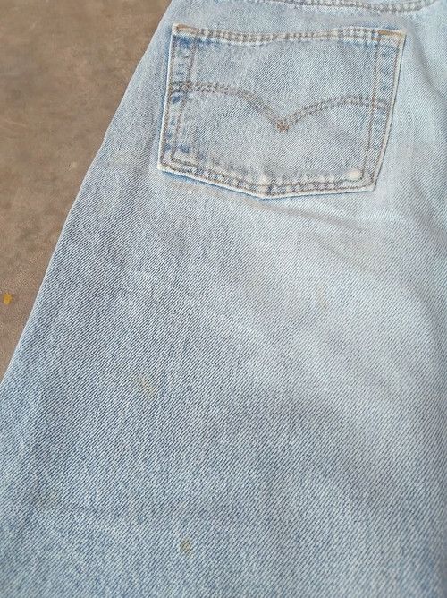 Levi's × Vintage 90s Vintage Levis 501 Distressed Jeans 34x32 Size US 34 / EU 50 - 5 Thumbnail