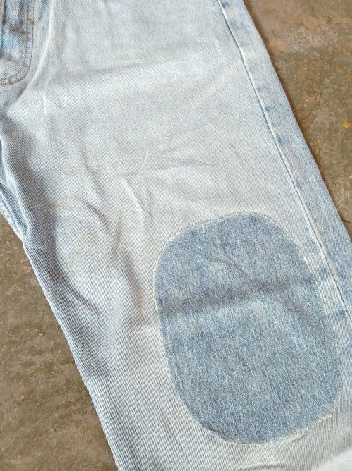Levi's × Vintage 90s Vintage Levis 501 Distressed Jeans 34x32 Size US 34 / EU 50 - 10 Thumbnail