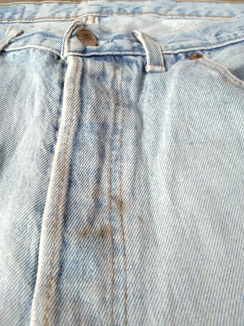 Levi's × Vintage 90s Vintage Levis 501 Distressed Jeans 34x32 Size US 34 / EU 50 - 8 Thumbnail
