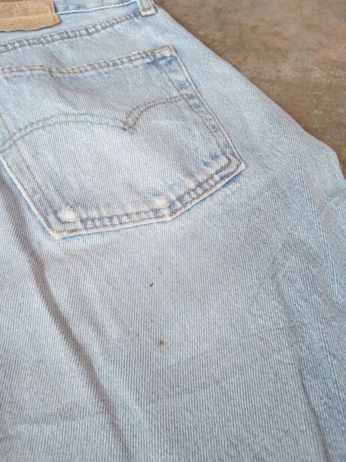 Levi's × Vintage 90s Vintage Levis 501 Distressed Jeans 34x32 Size US 34 / EU 50 - 4 Thumbnail
