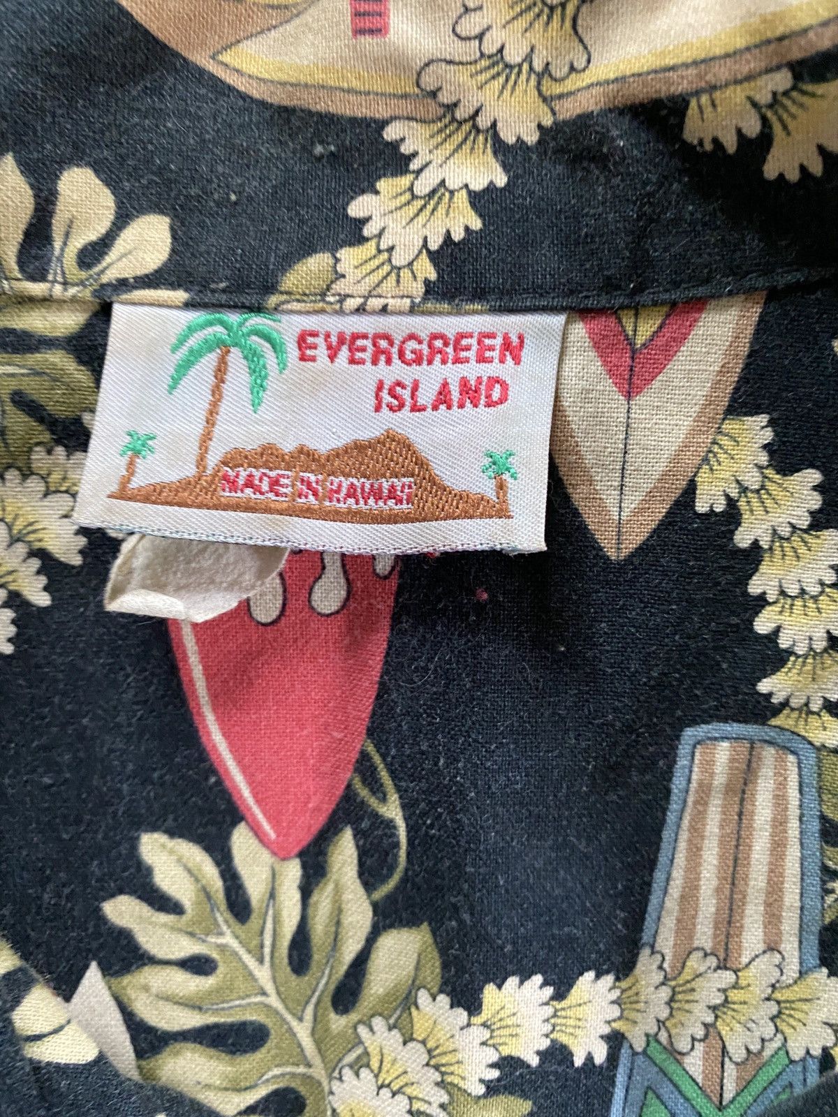 Vintage Vintage 70’s Evergreen Island Surf Boards All Over Button Up Size US M / EU 48-50 / 2 - 5 Thumbnail