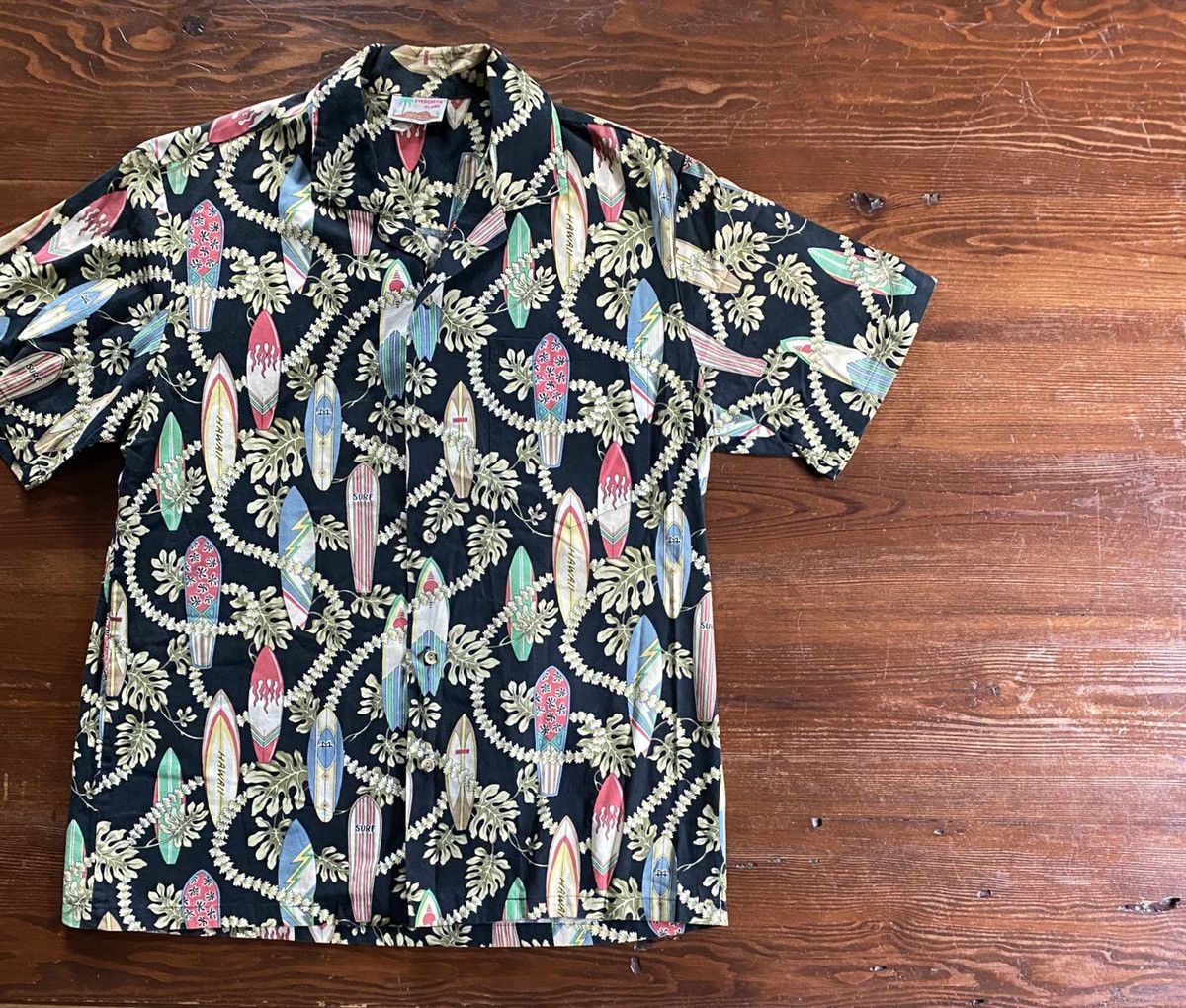 Vintage Vintage 70’s Evergreen Island Surf Boards All Over Button Up Size US M / EU 48-50 / 2 - 1 Thumbnail