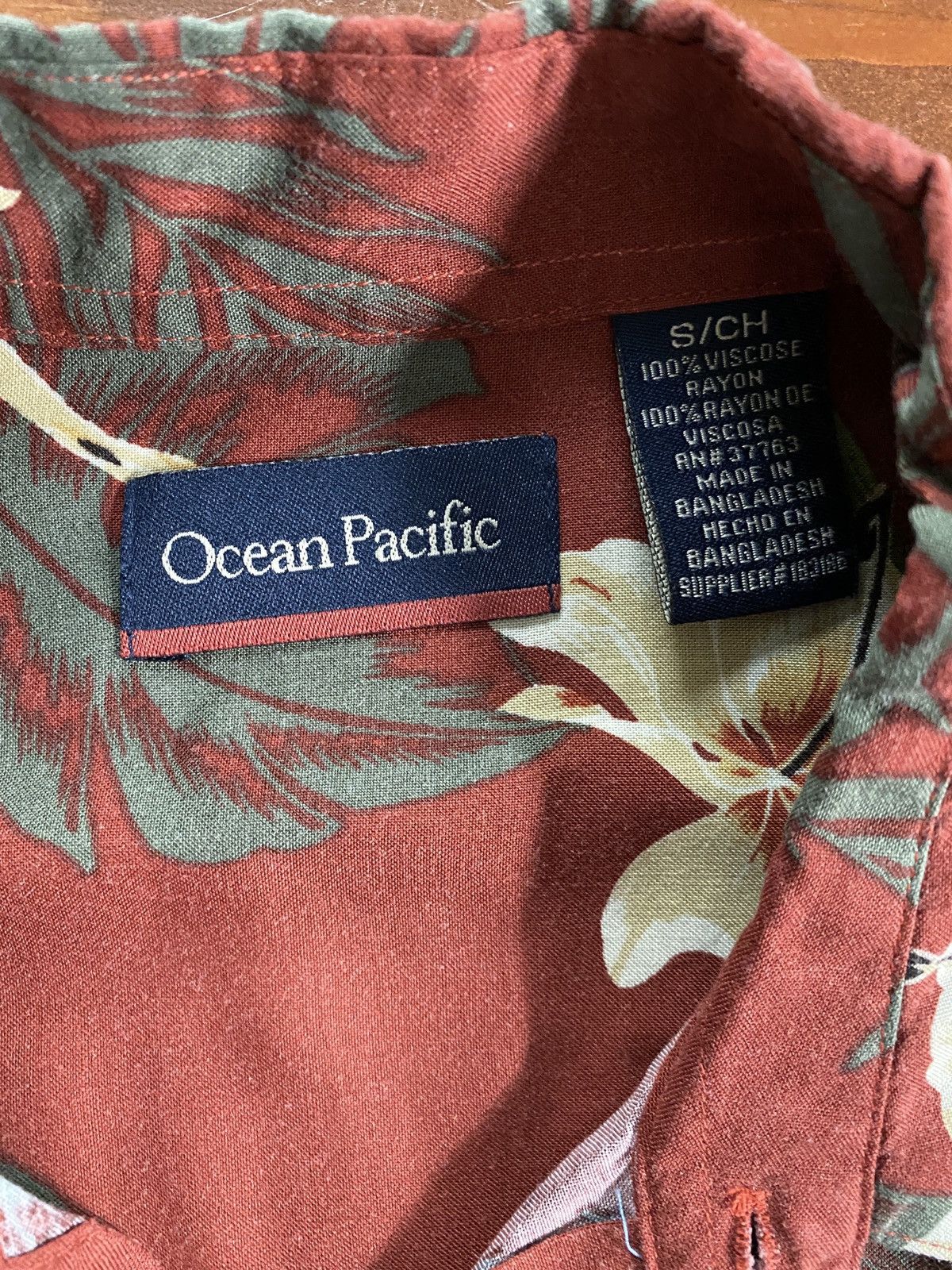 Ocean Pacific Vintage Y2K’s Ocean Pacific Hawaiian Style Button Up Size US S / EU 44-46 / 1 - 6 Thumbnail