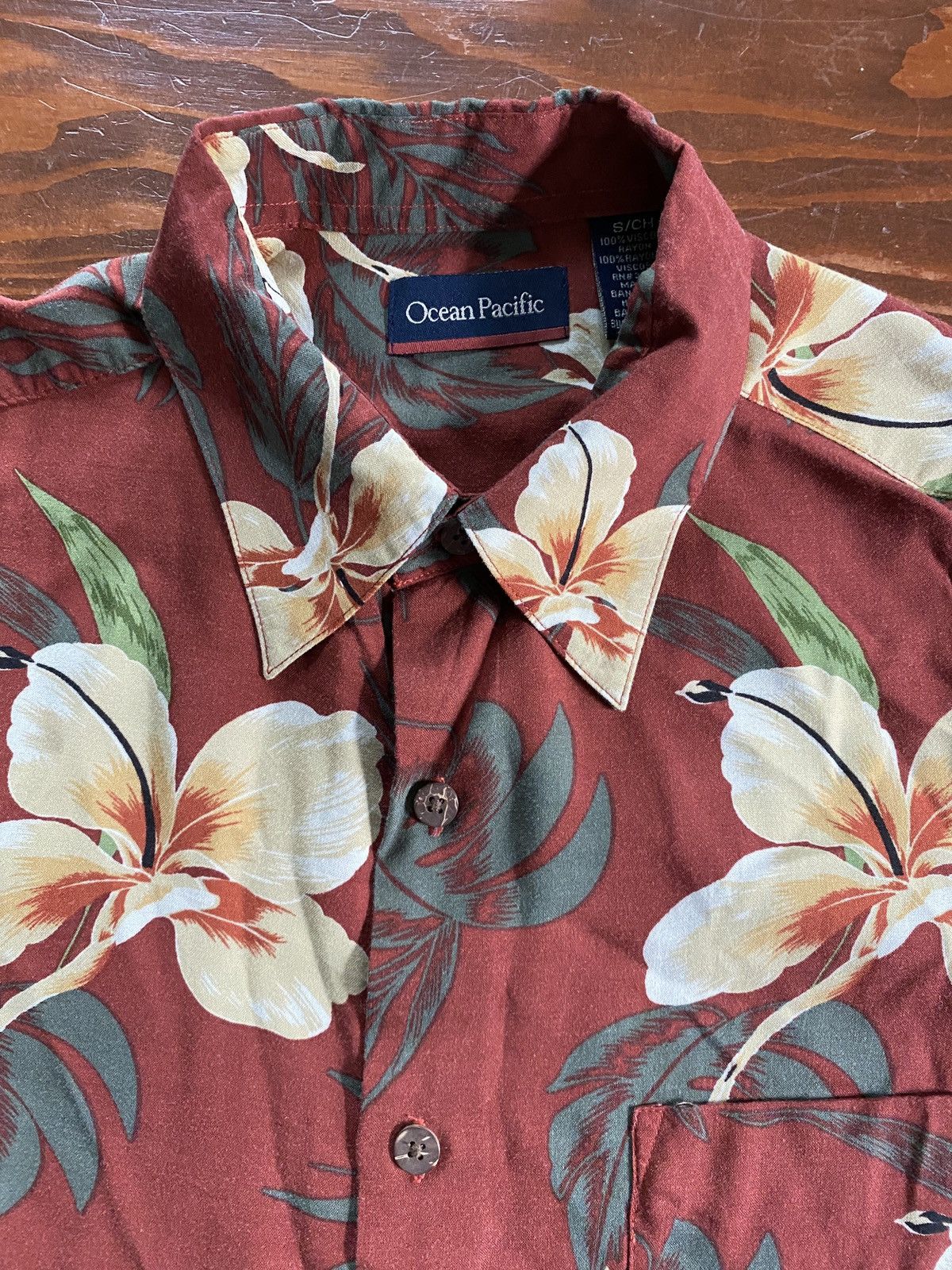 Ocean Pacific Vintage Y2K’s Ocean Pacific Hawaiian Style Button Up Size US S / EU 44-46 / 1 - 3 Thumbnail