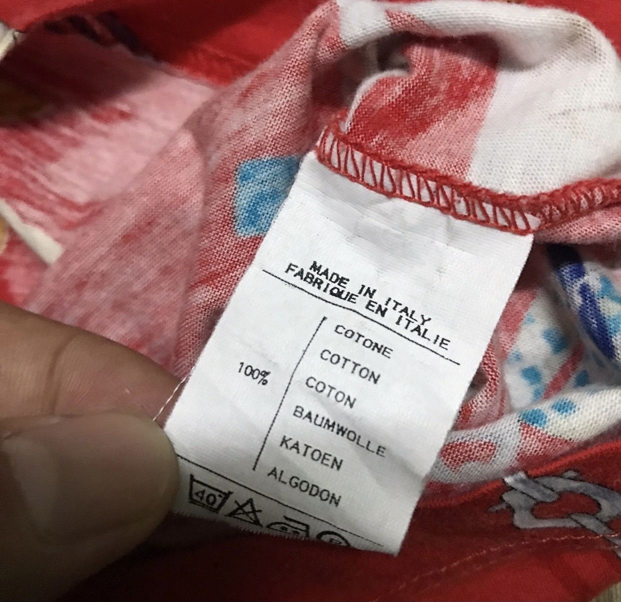 Valentino × Vintage Vintage Valentino Fullprint Shirt Size US S / EU 44-46 / 1 - 6 Thumbnail