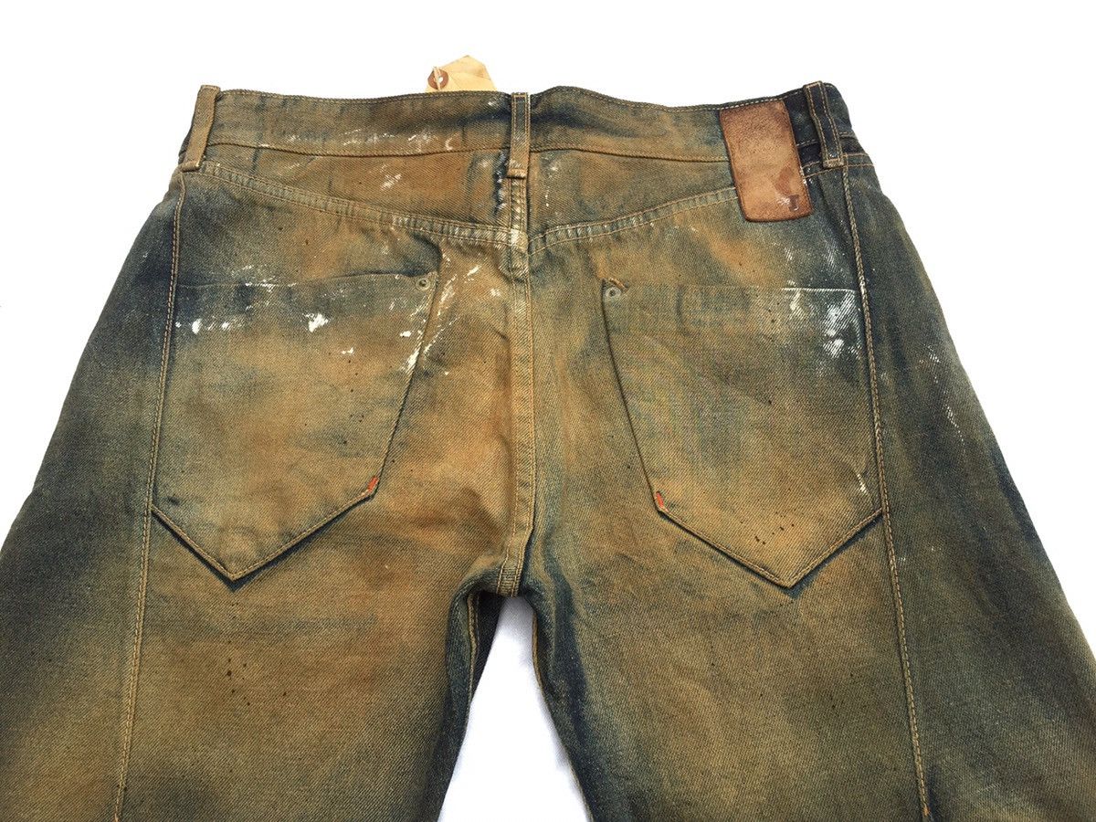 Prospective Flow PROSPECTIVE FLOW "RAMPO" RUSTY PAINT SPLATTER STRAIGHT DENIM Size US 34 / EU 50 - 11 Thumbnail