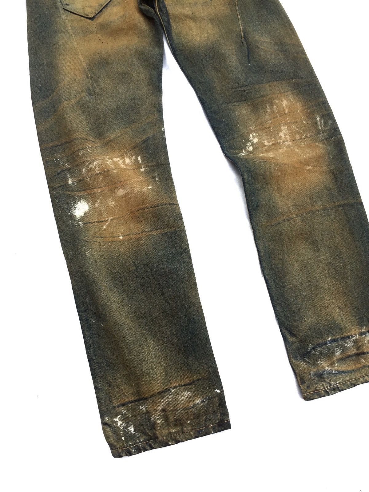 Prospective Flow PROSPECTIVE FLOW "RAMPO" RUSTY PAINT SPLATTER STRAIGHT DENIM Size US 34 / EU 50 - 9 Thumbnail