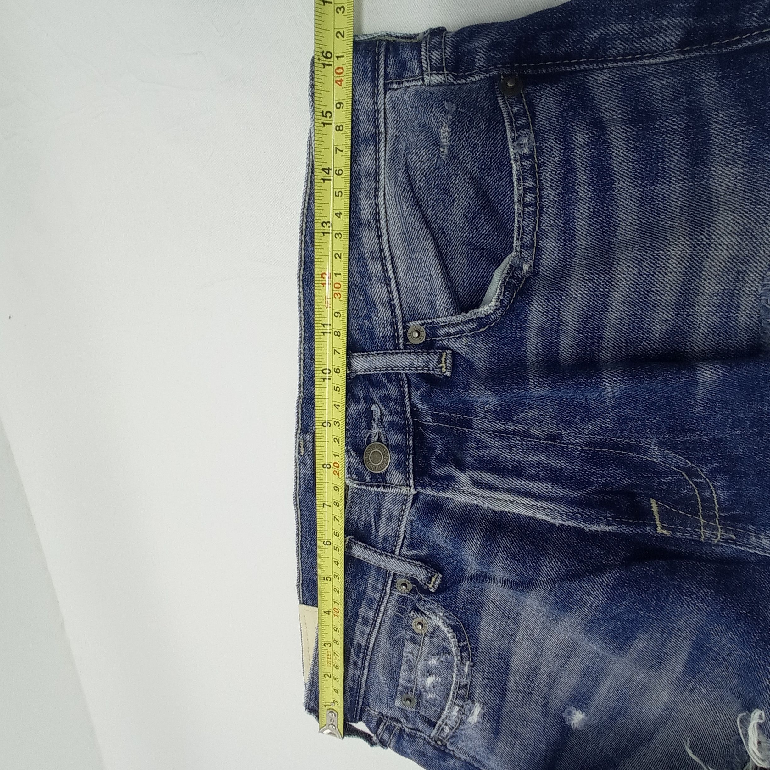 Abercrombie & Fitch Abercrombie & Fitch Distressed Denim Pants Size US 31 - 5 Thumbnail
