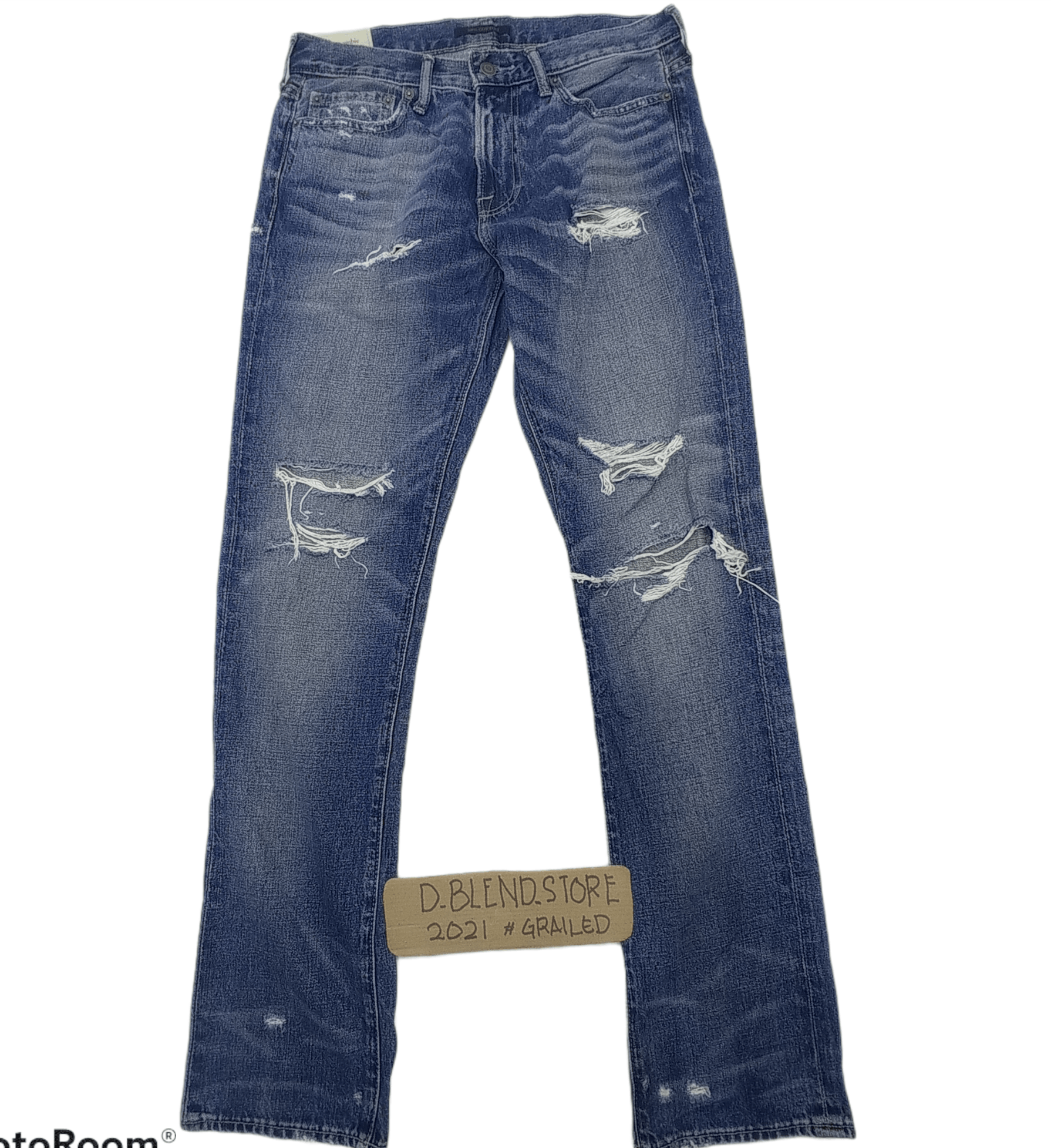 Abercrombie & Fitch Abercrombie & Fitch Distressed Denim Pants Size US 31 - 1 Thumbnail