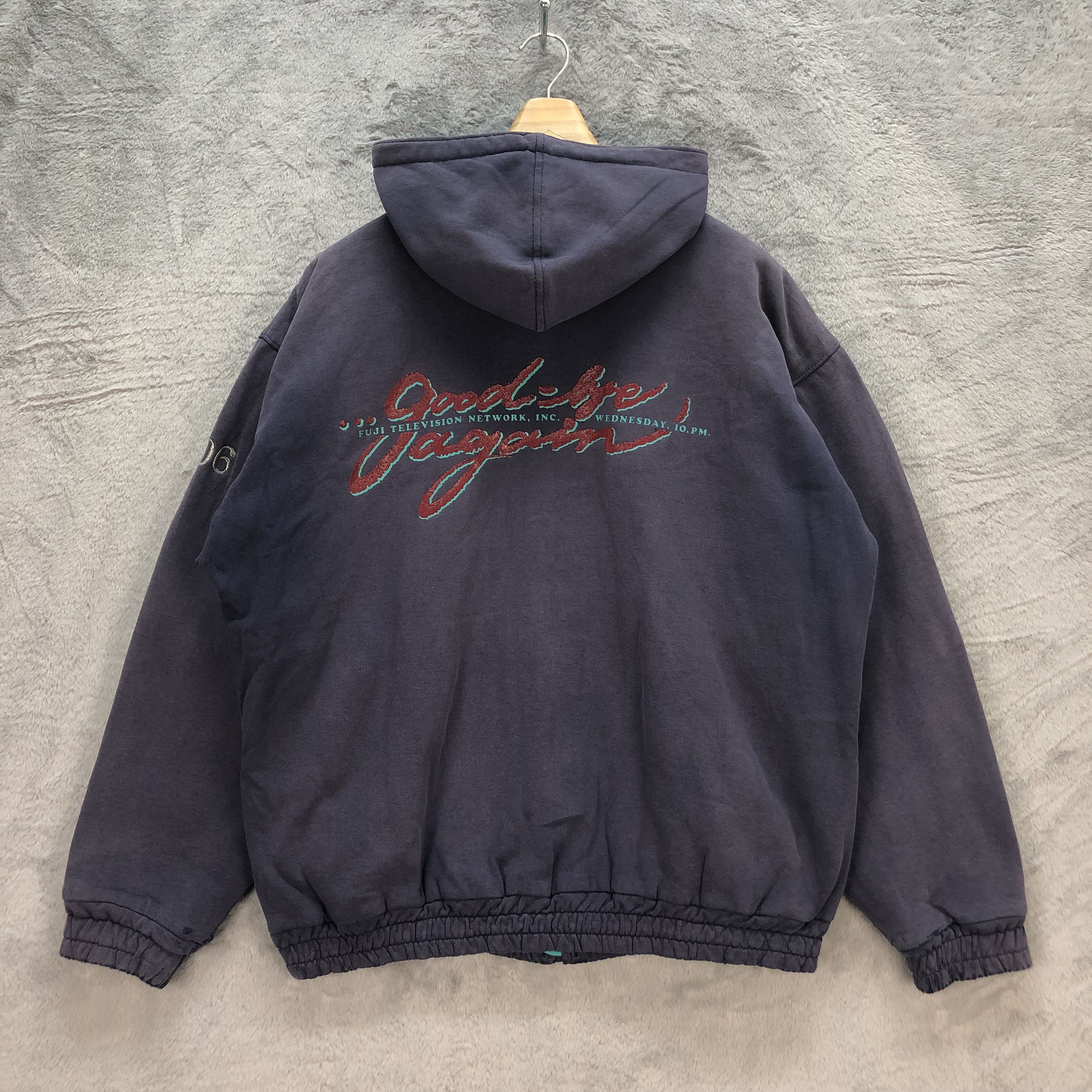 Vintage Trashed Sportsmaster Big Logo Hooded Jacket #1721-68 Size US L / EU 52-54 / 3 - 1 Thumbnail