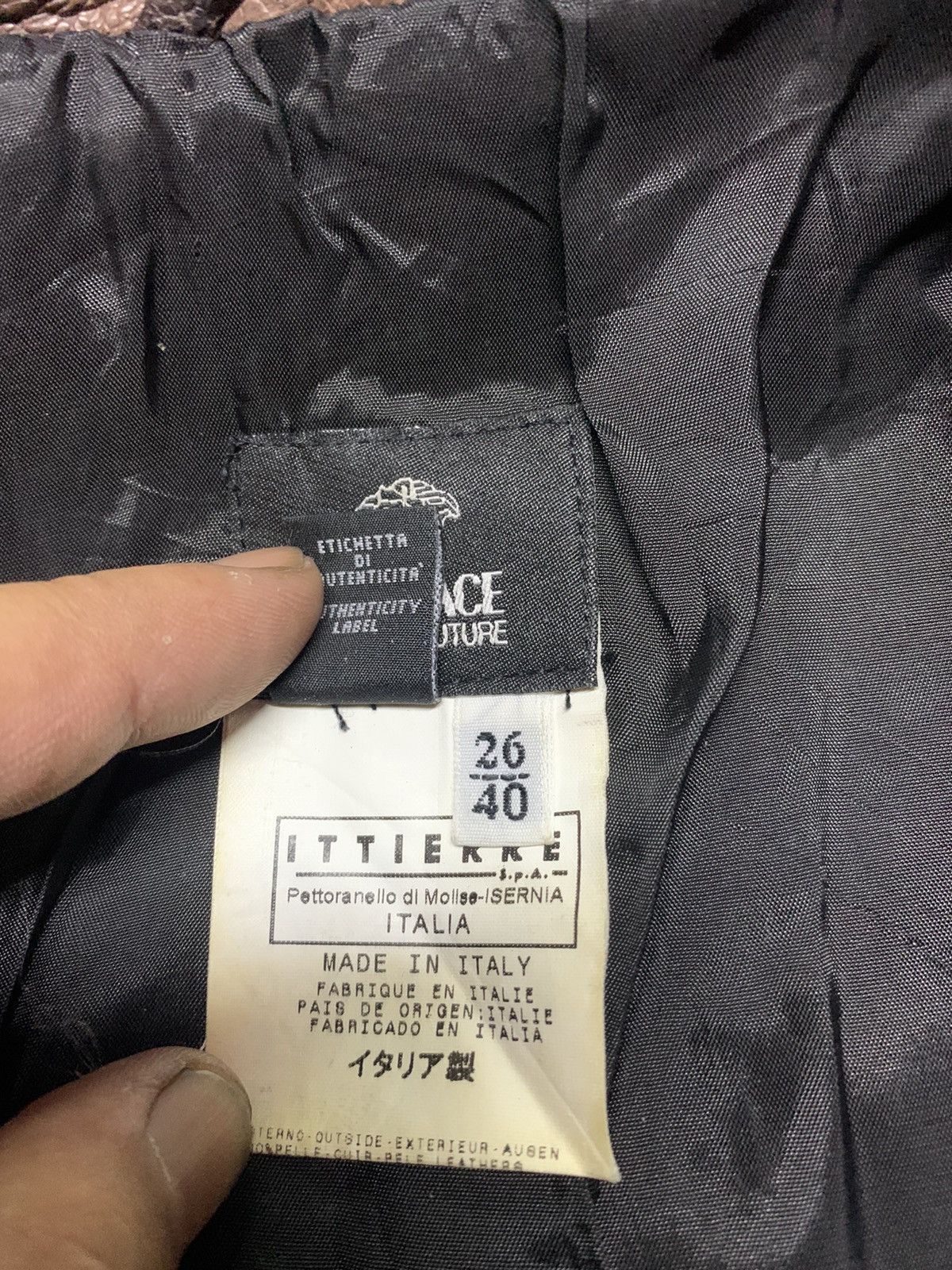 Versace Jeans Couture Versace leather jacket Size US S / EU 44-46 / 1 - 17 Thumbnail