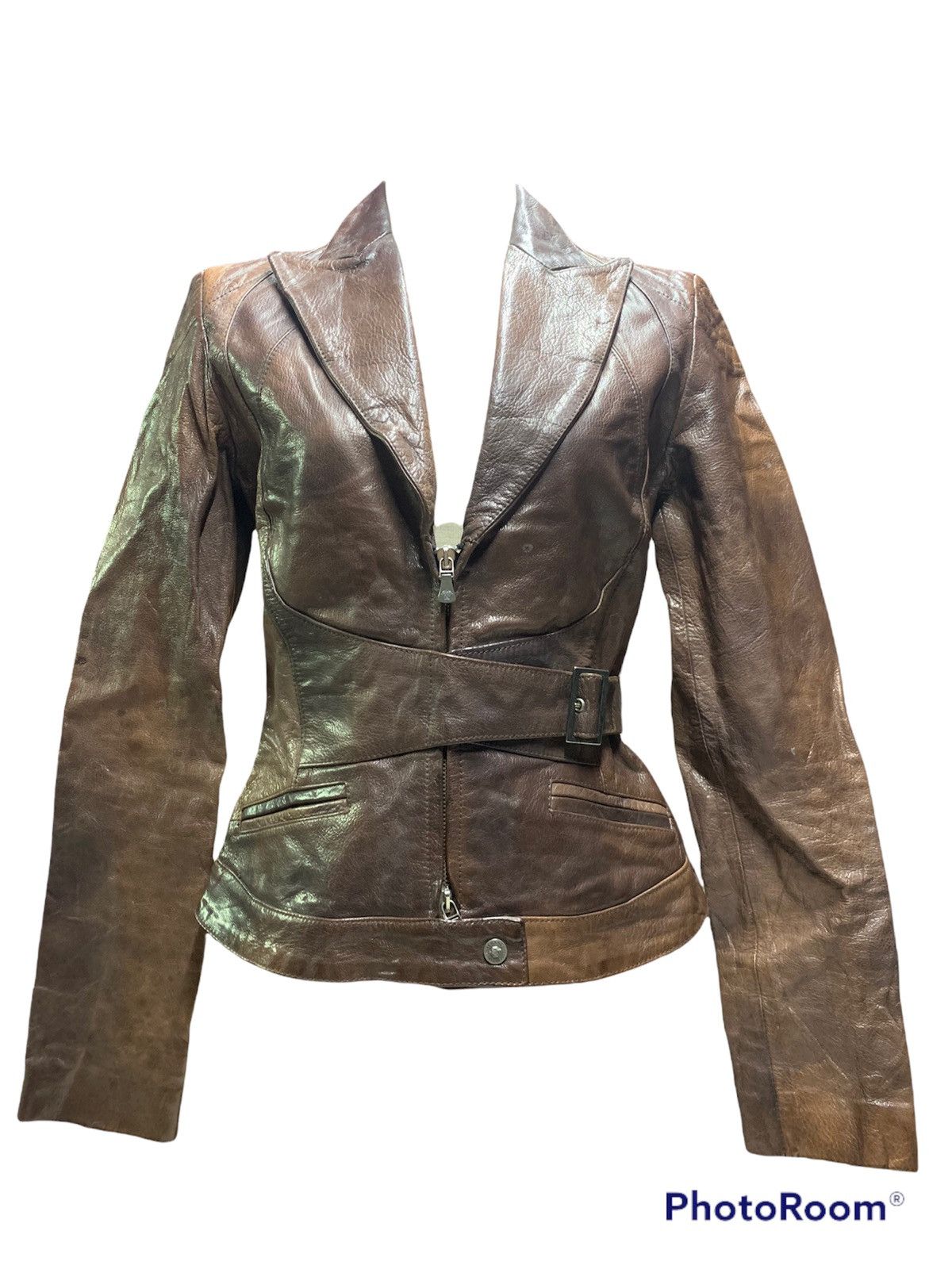 Versace Jeans Couture Versace leather jacket Size US S / EU 44-46 / 1 - 6 Thumbnail