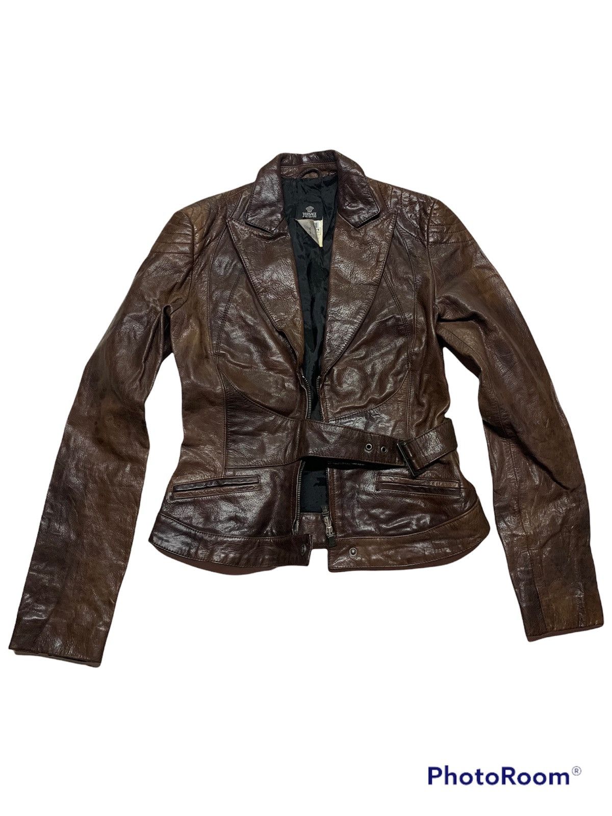Versace Jeans Couture Versace leather jacket Size US S / EU 44-46 / 1 - 2 Thumbnail