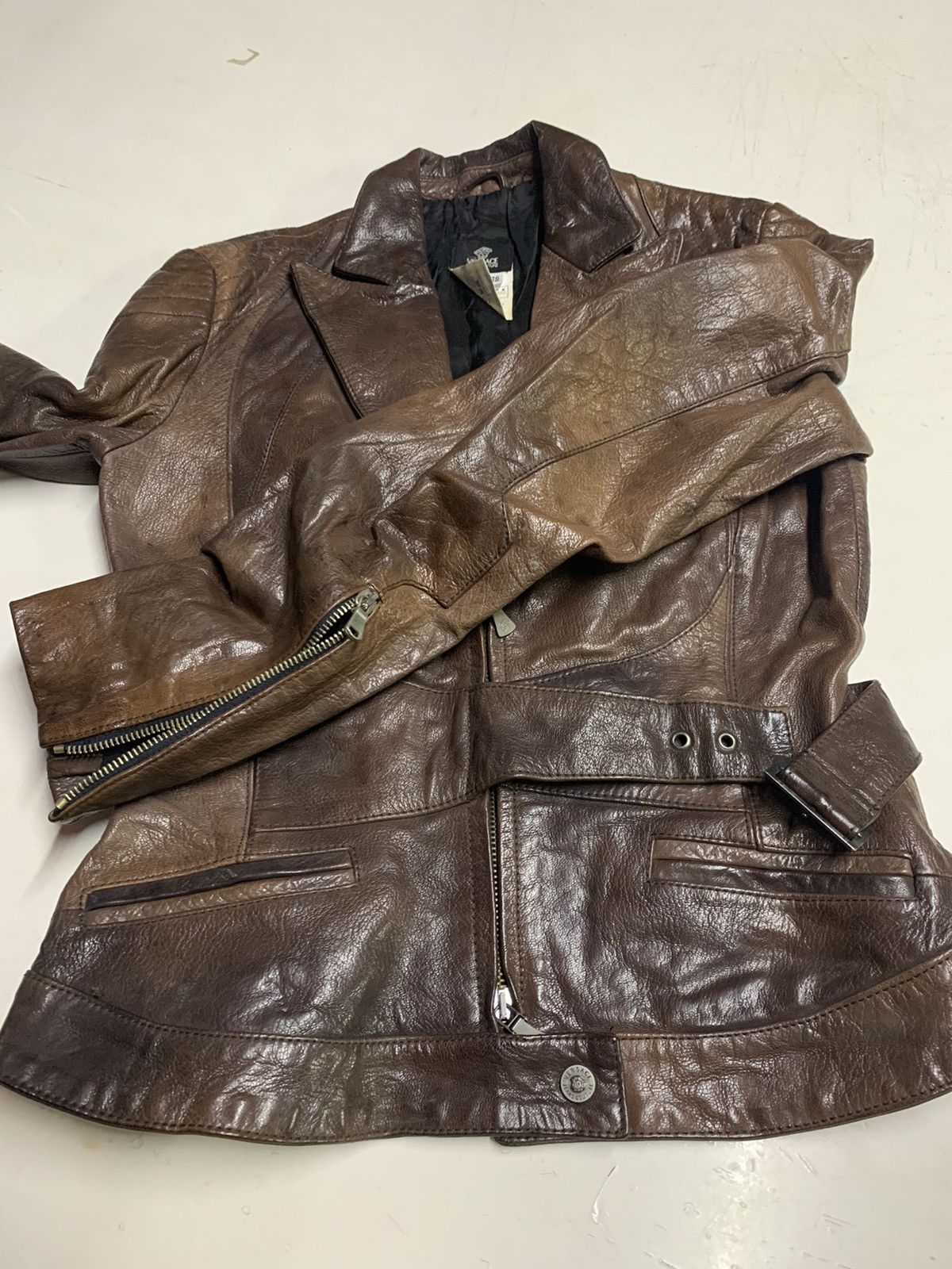 Versace Jeans Couture Versace leather jacket Size US S / EU 44-46 / 1 - 21 Thumbnail
