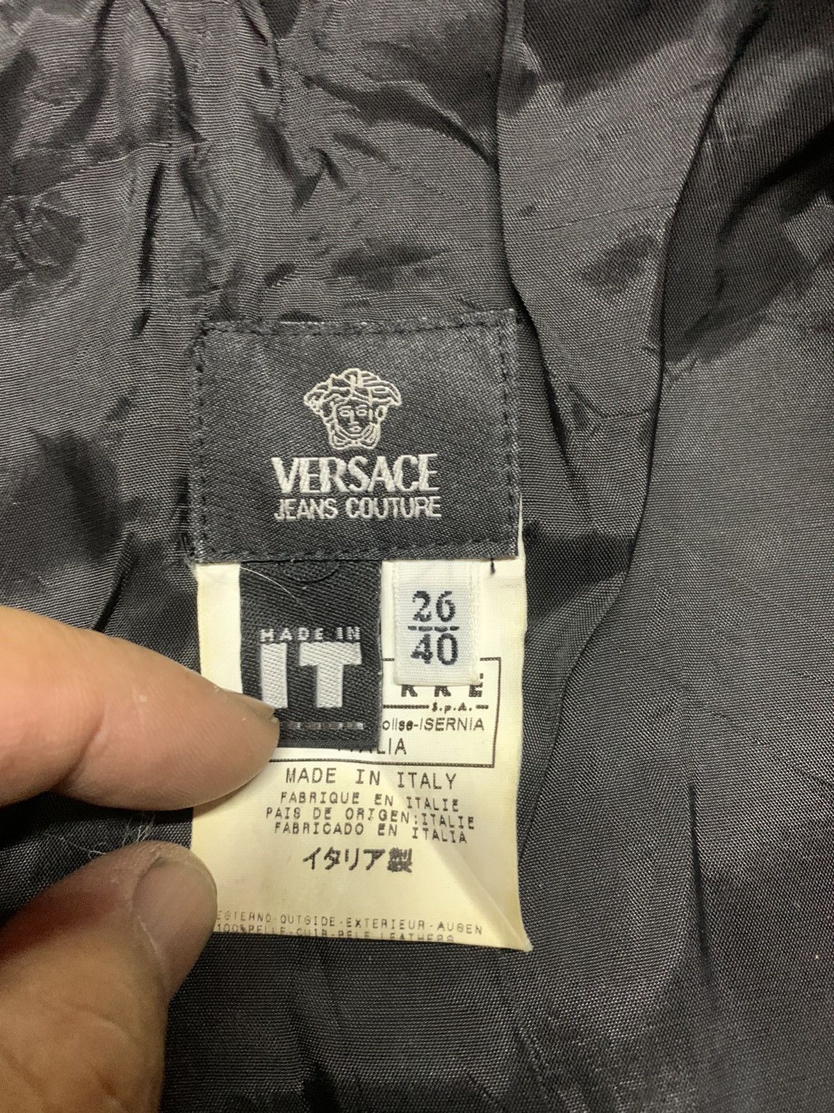 Versace Jeans Couture Versace leather jacket Size US S / EU 44-46 / 1 - 16 Thumbnail