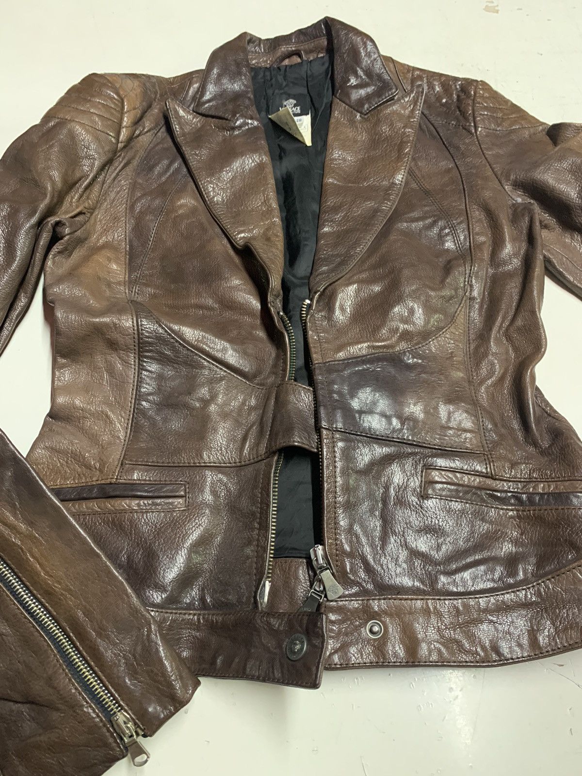 Versace Jeans Couture Versace leather jacket Size US S / EU 44-46 / 1 - 20 Thumbnail
