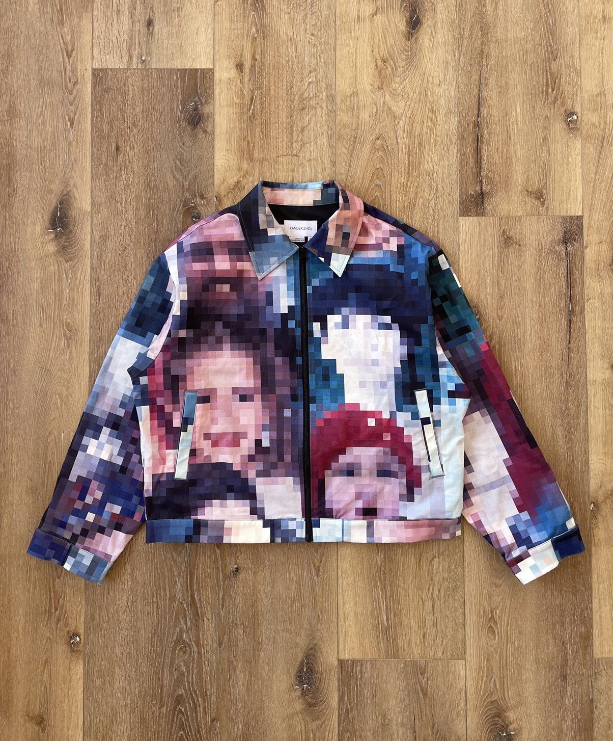 Xander Zhou RARE GRAIL Xander Zhou digitized Pixel Jacket | Grailed