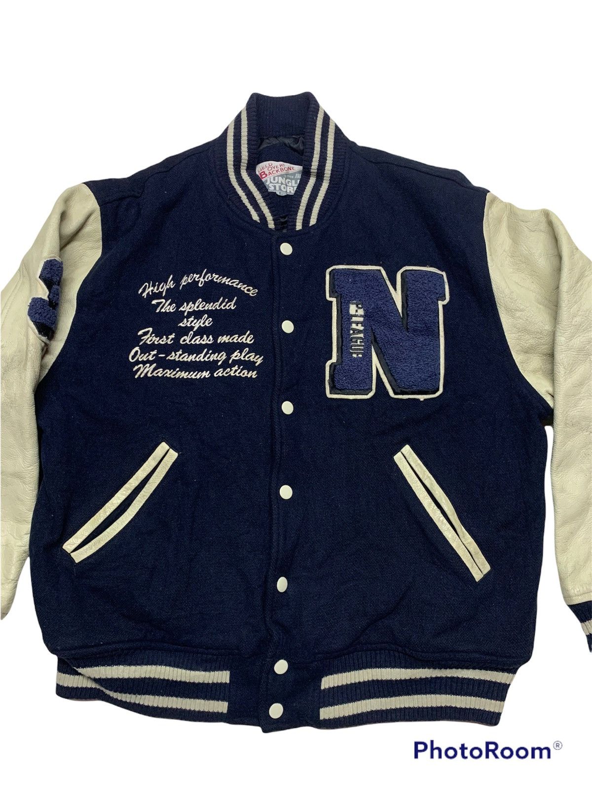 Backbone × Vintage Varsity jacket backbones attacker(offer your price) Size US L / EU 52-54 / 3 - 6 Thumbnail