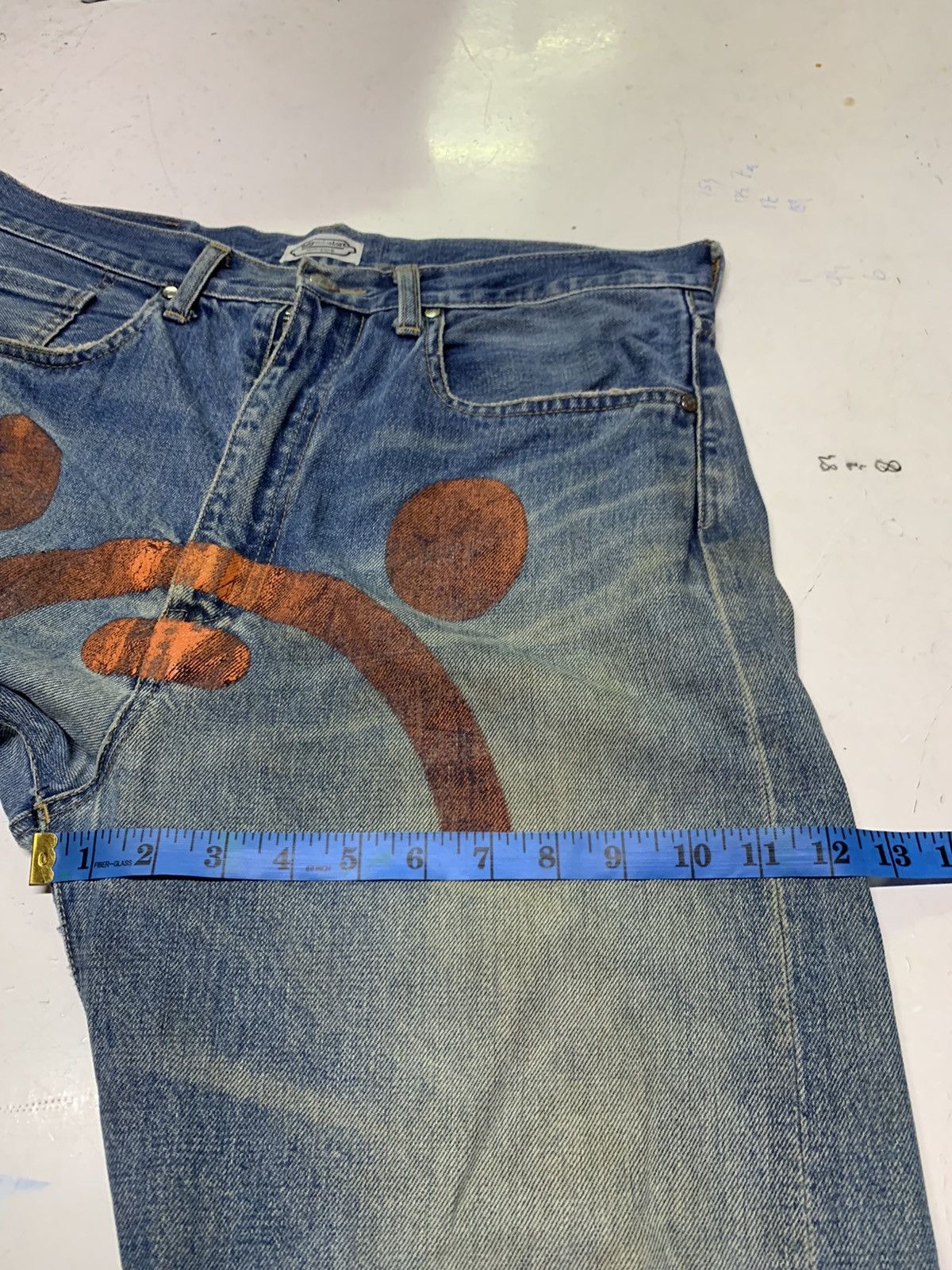 Bape Rare Baby Milo Face Denim Size US 34 / EU 50 - 17 Thumbnail